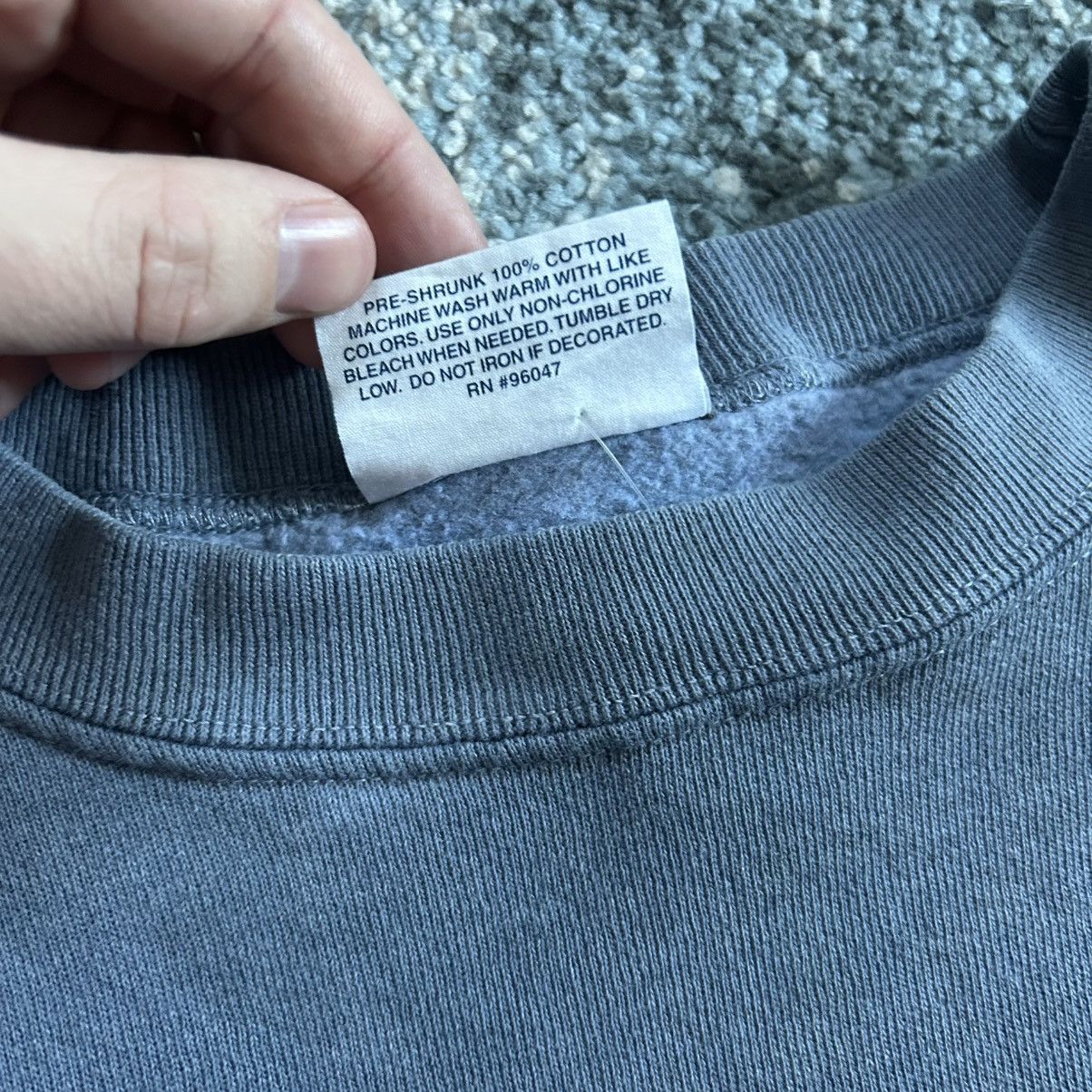 Vintage 90s MADE iN USA MARTHA’S ViNEYARD iNDiGO BLUE GRASS CREWNECK Size US L / EU 52-54 / 3 - 3 Thumbnail