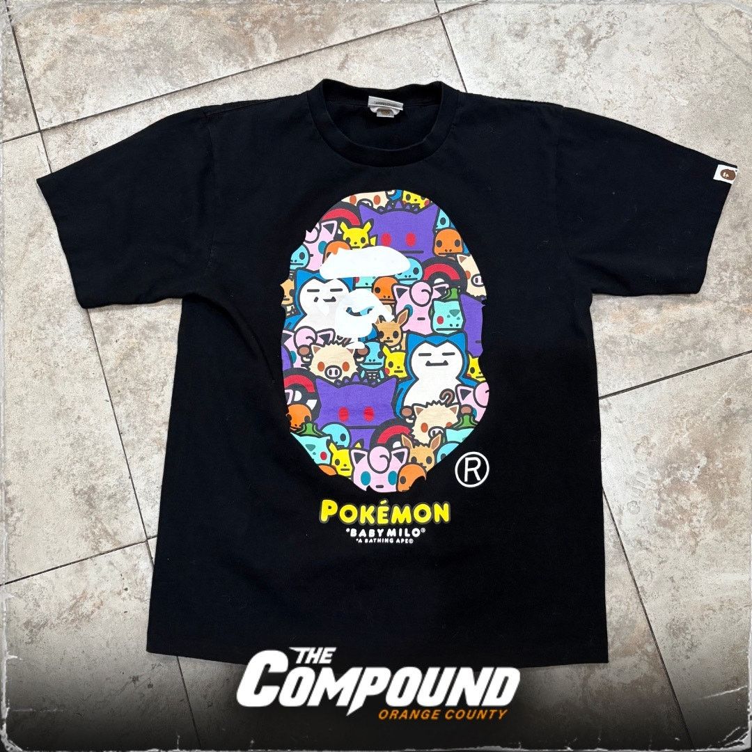 Bape BAPE - SS21 Baby Milo x Pokemon Ape Head #11 Tee - Used Size US M / EU 48-50 / 2 - 1 Thumbnail