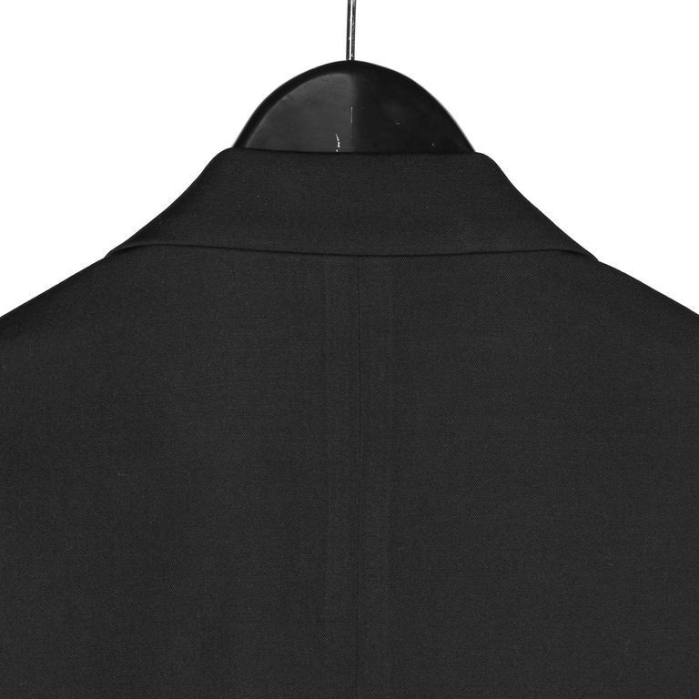 Yohji Yamamoto Yohji Yamamoto Pour Homme HOOK COLLAR 5 SINGLE JACKET BLAZER Size US M / EU 48-50 / 2 - 8 Thumbnail