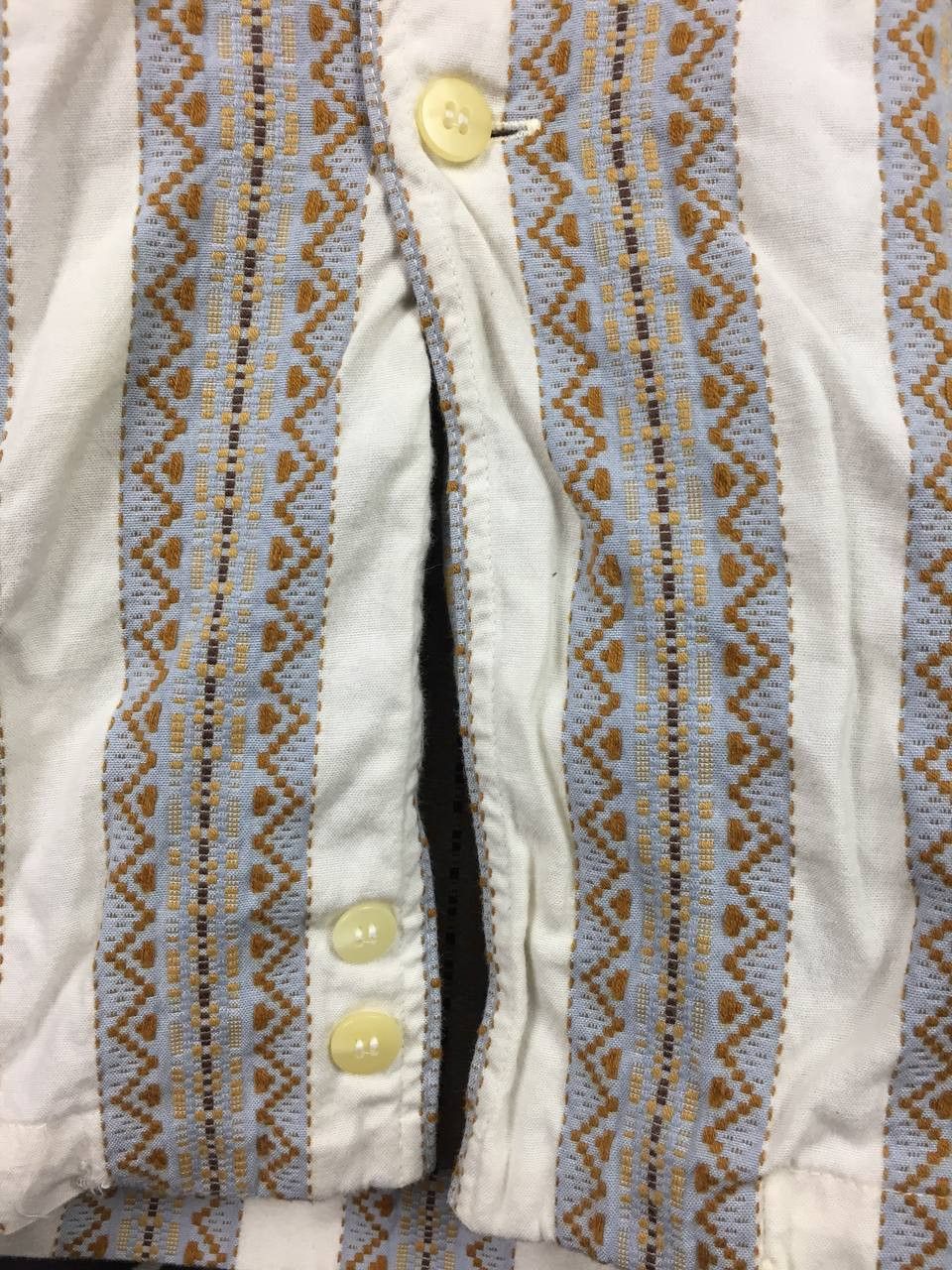 Other Vtg Christian Aujard Homme Aztec Motive Button Up Shirt Size US L / EU 52-54 / 3 - 7 Thumbnail