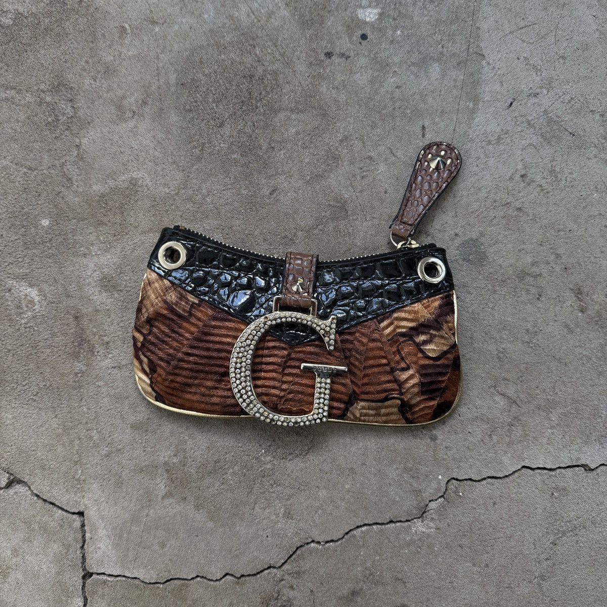 Guess × Vintage 00's Vintage Guess Logo Wallet Size ONE SIZE - 1 Thumbnail