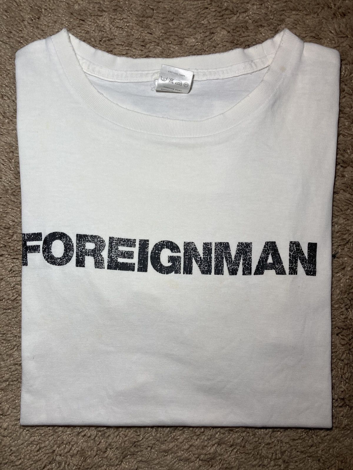 Number (N)ine Tshirt Number Nine Foreign Man | Grailed