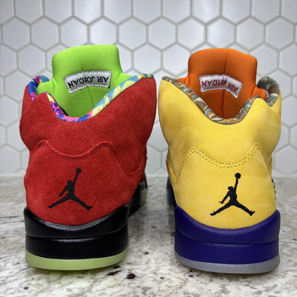 Jordan Brand Size 10 - Jordan 5 Retro What The Gently Worn No Box Size US 10 / EU 43 - 9 Thumbnail