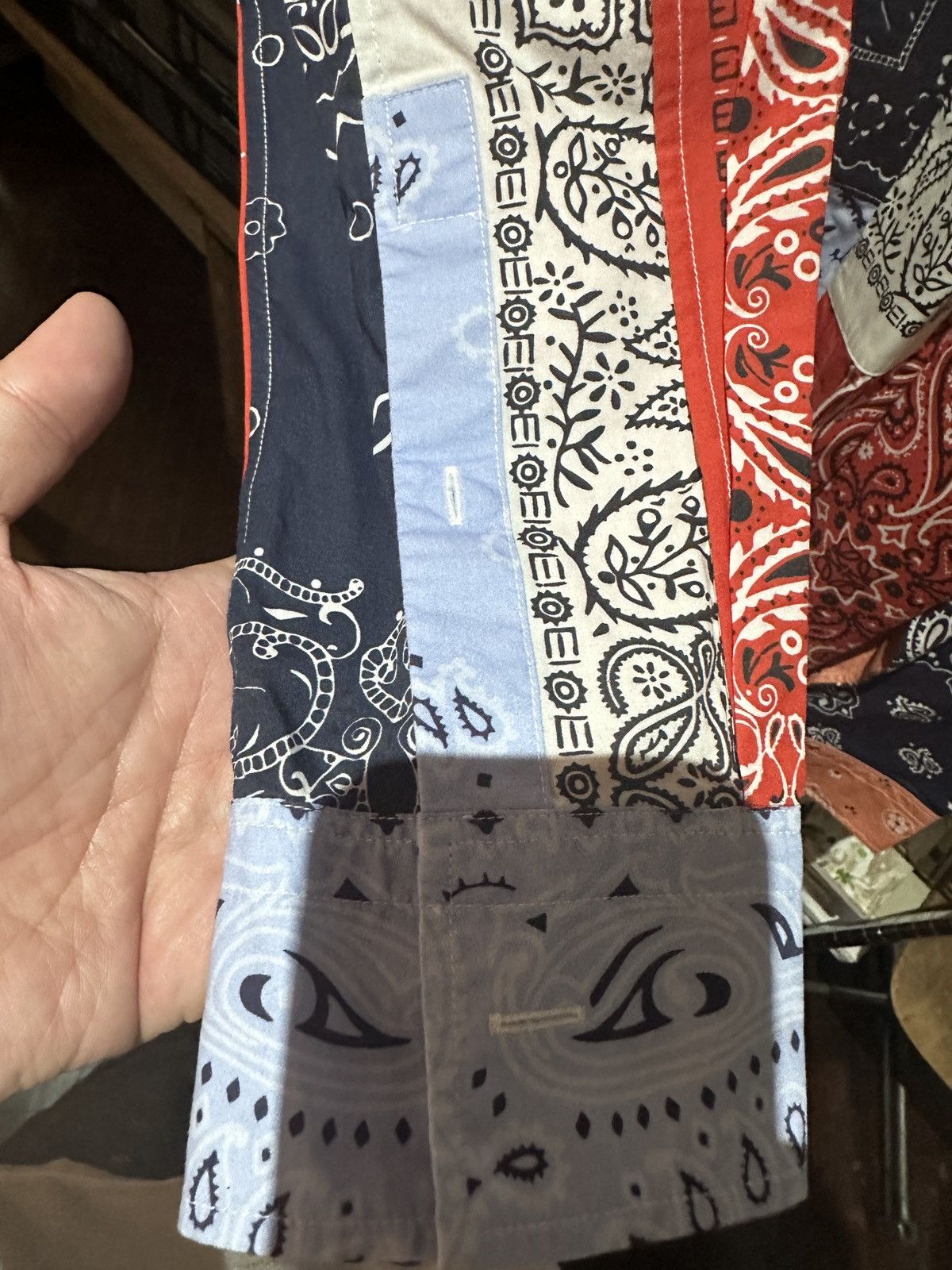 Loewe Loewe Bandana Patchwork Shirt Size US L / EU 52-54 / 3 - 7 Thumbnail