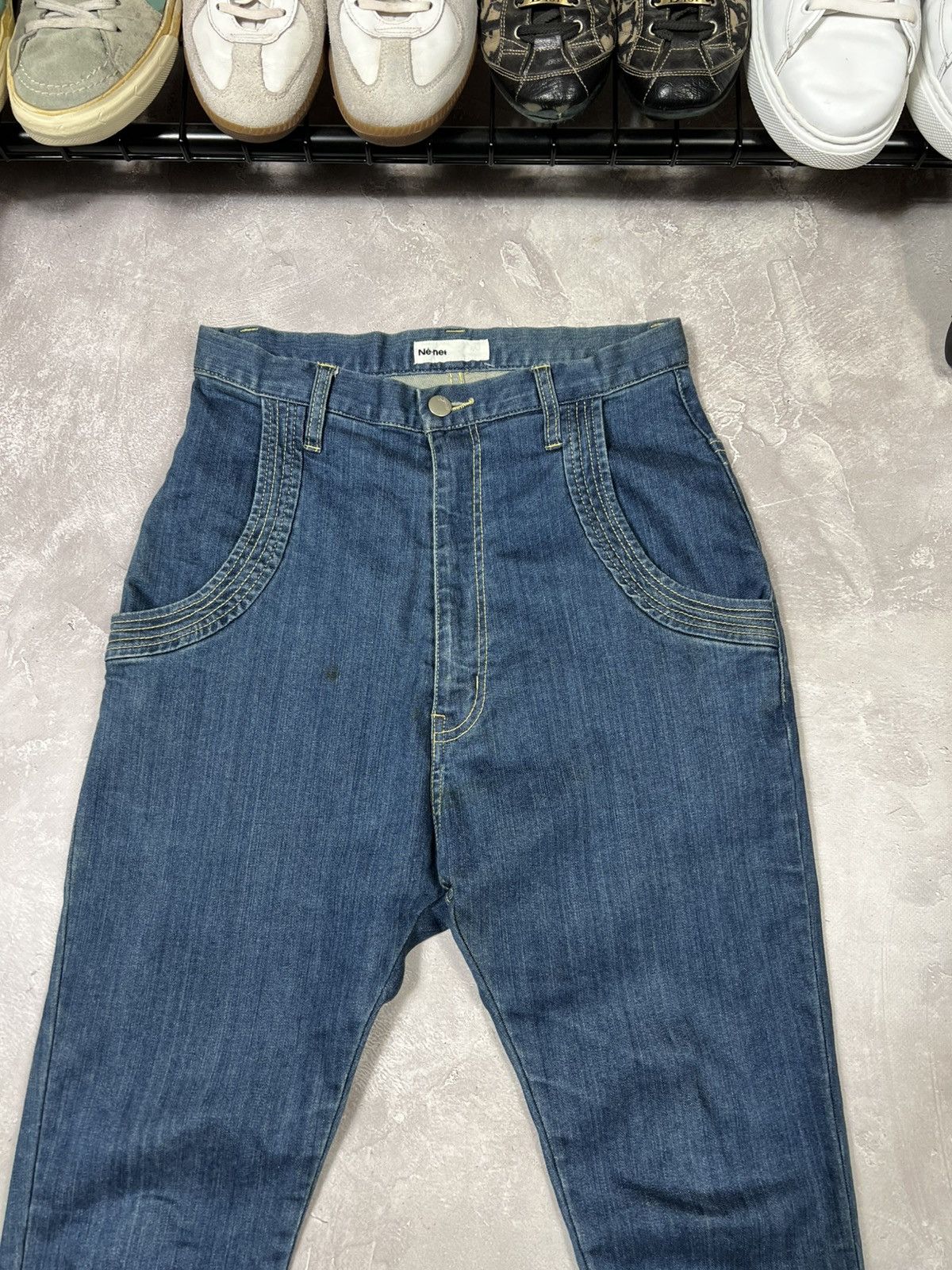 Ne-Net Vintage Ne-Net by Issey Miyake Japanese Jeans Size 30" / US 8 / IT 44 - 4 Thumbnail