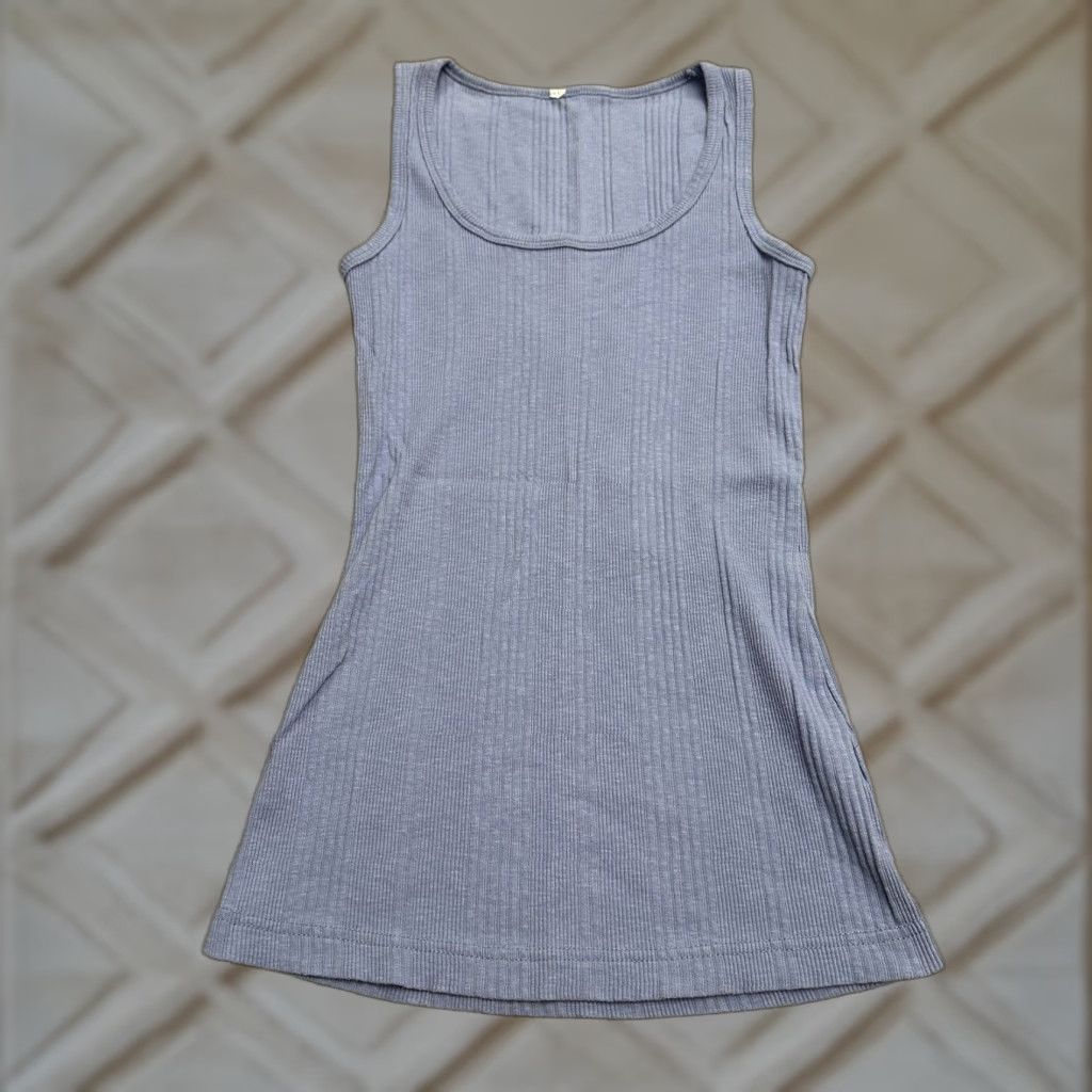 Jockey Jockey Tank Women Small Solid Purple Scoop Neck Cotton Ribbed Knit Size S / US 4 / IT 40 - 1 Thumbnail