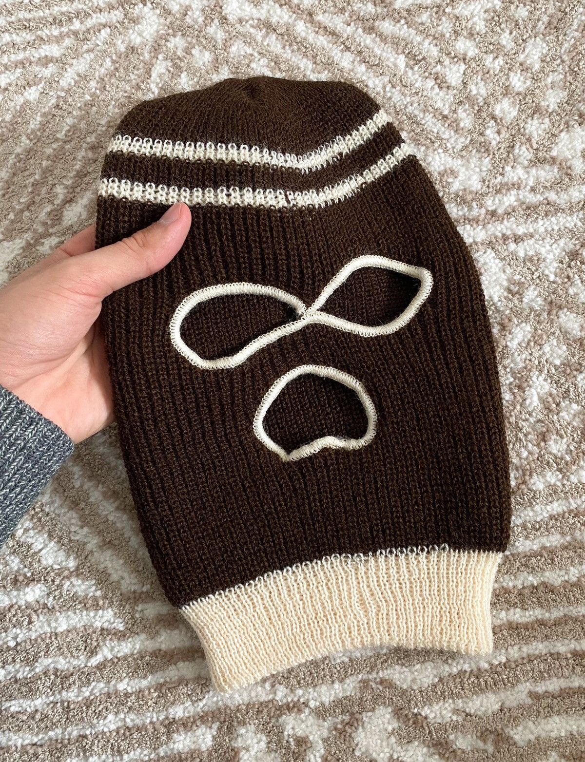 Japanese Brand Japanese vintage Knitted Ski Mask / Balaclava Size ONE SIZE - 7 Thumbnail
