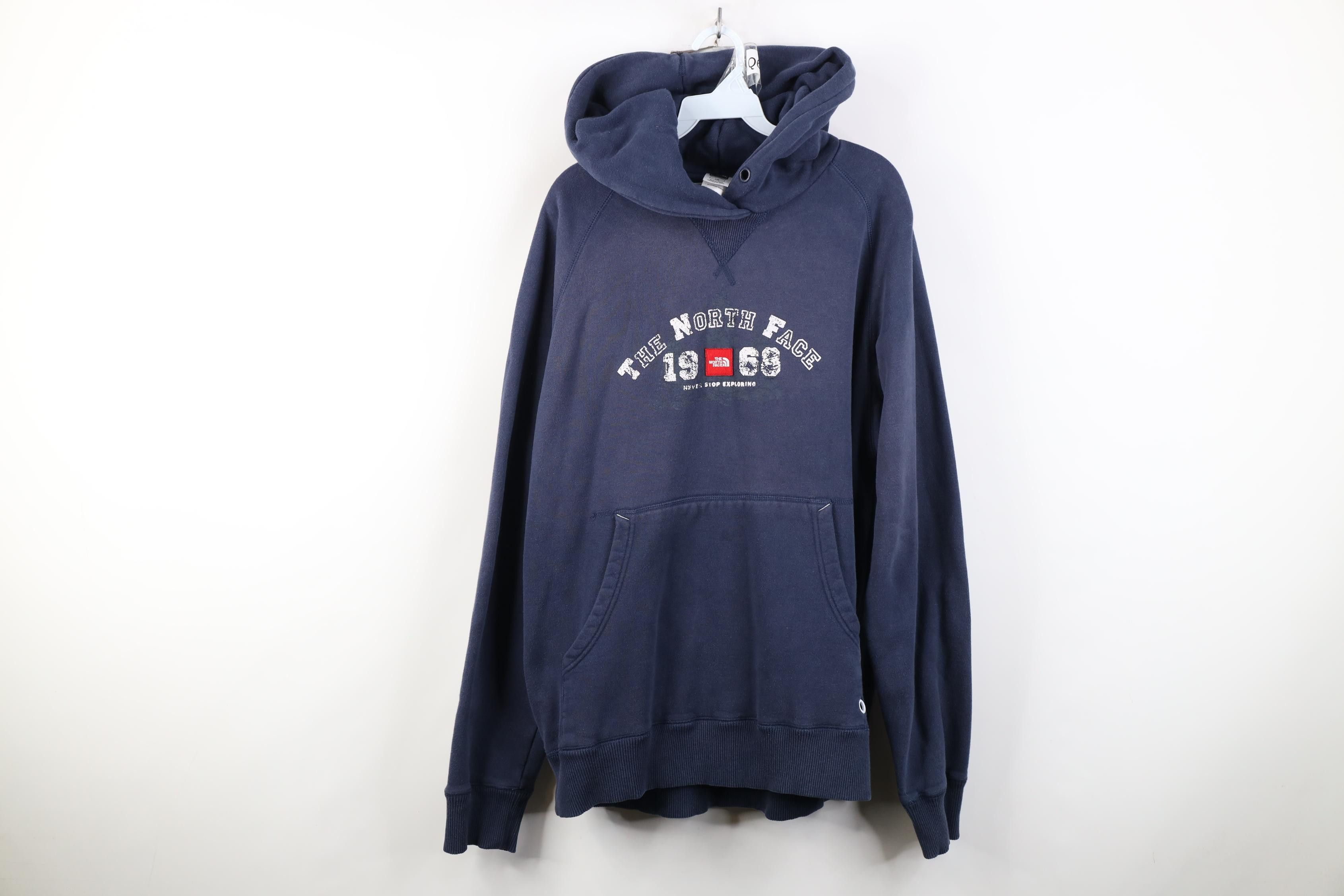The North Face Vintage Y2K The North Face Heavyweight Hoodie Sweatshirt Size US L / EU 52-54 / 3 - 1 Thumbnail