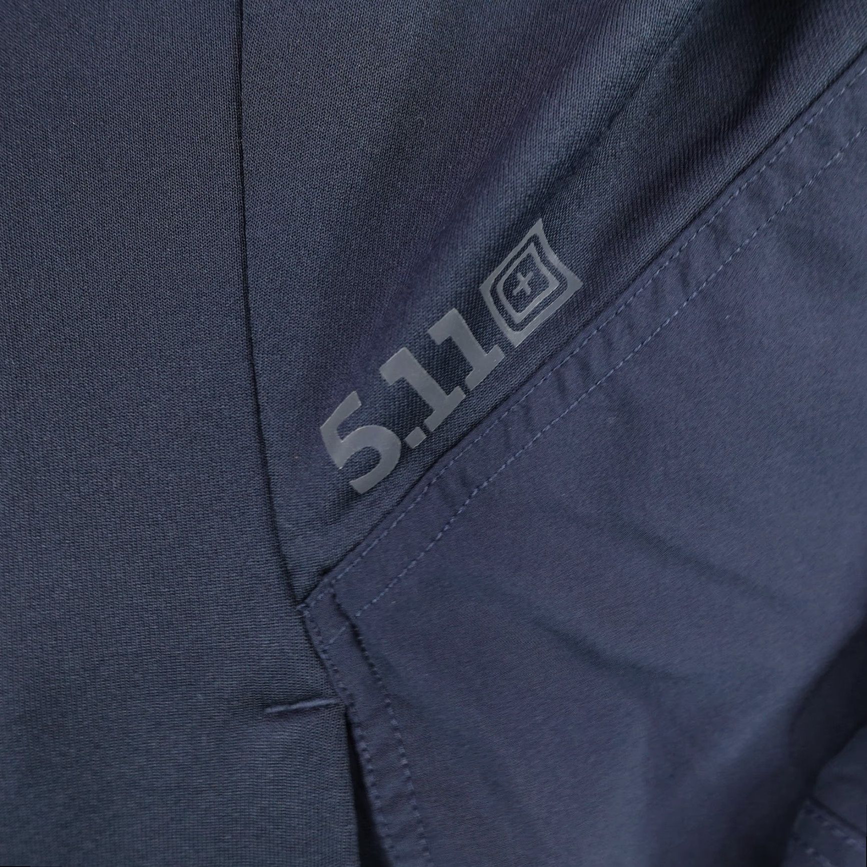 Vintage 5.11 Tactical Jacket Womens Large Blue Kinetic Zip Up Performance Cowl Neck Coat Size L / US 10 / IT 46 - 4 Thumbnail
