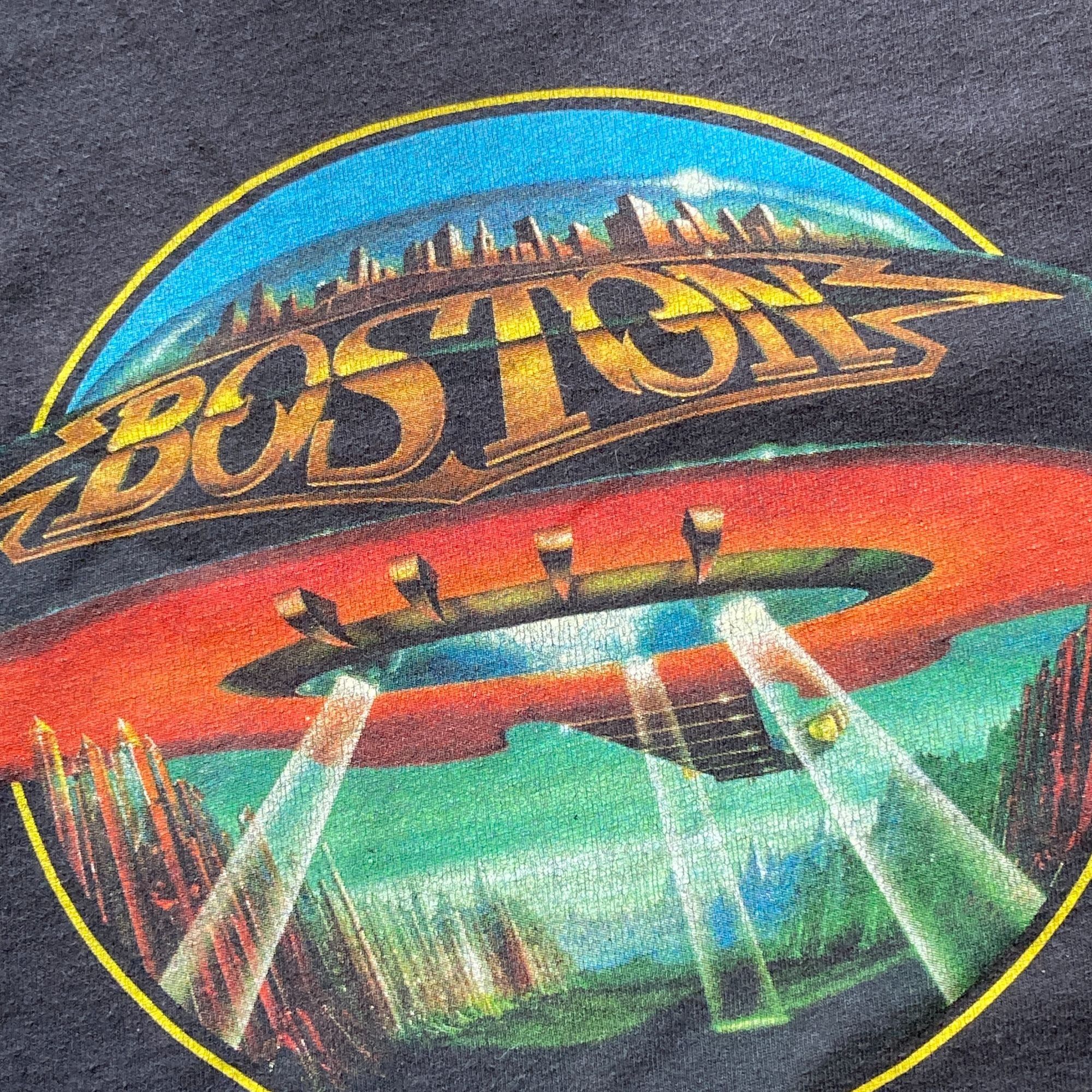 Hanes 1978 BOSTON WORLD TOUR, HANES HEAVYWEIGHT Original Tour Merc Size US M / EU 48-50 / 2 - 4 Thumbnail
