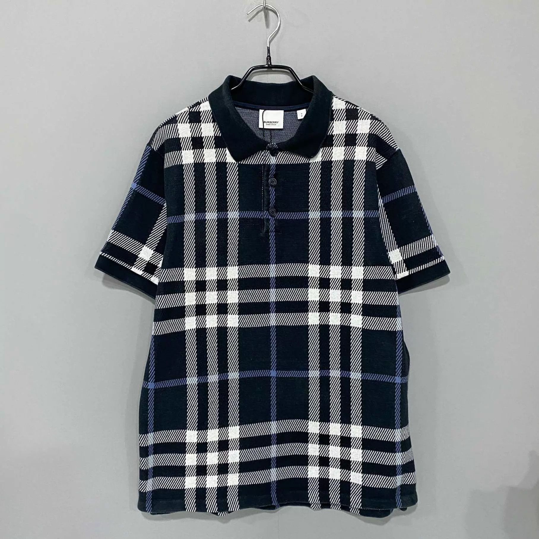 Burberry Burberry check cotton jacquard short-sleeve Polo S Size US S / EU 44-46 / 1 - 1 Thumbnail