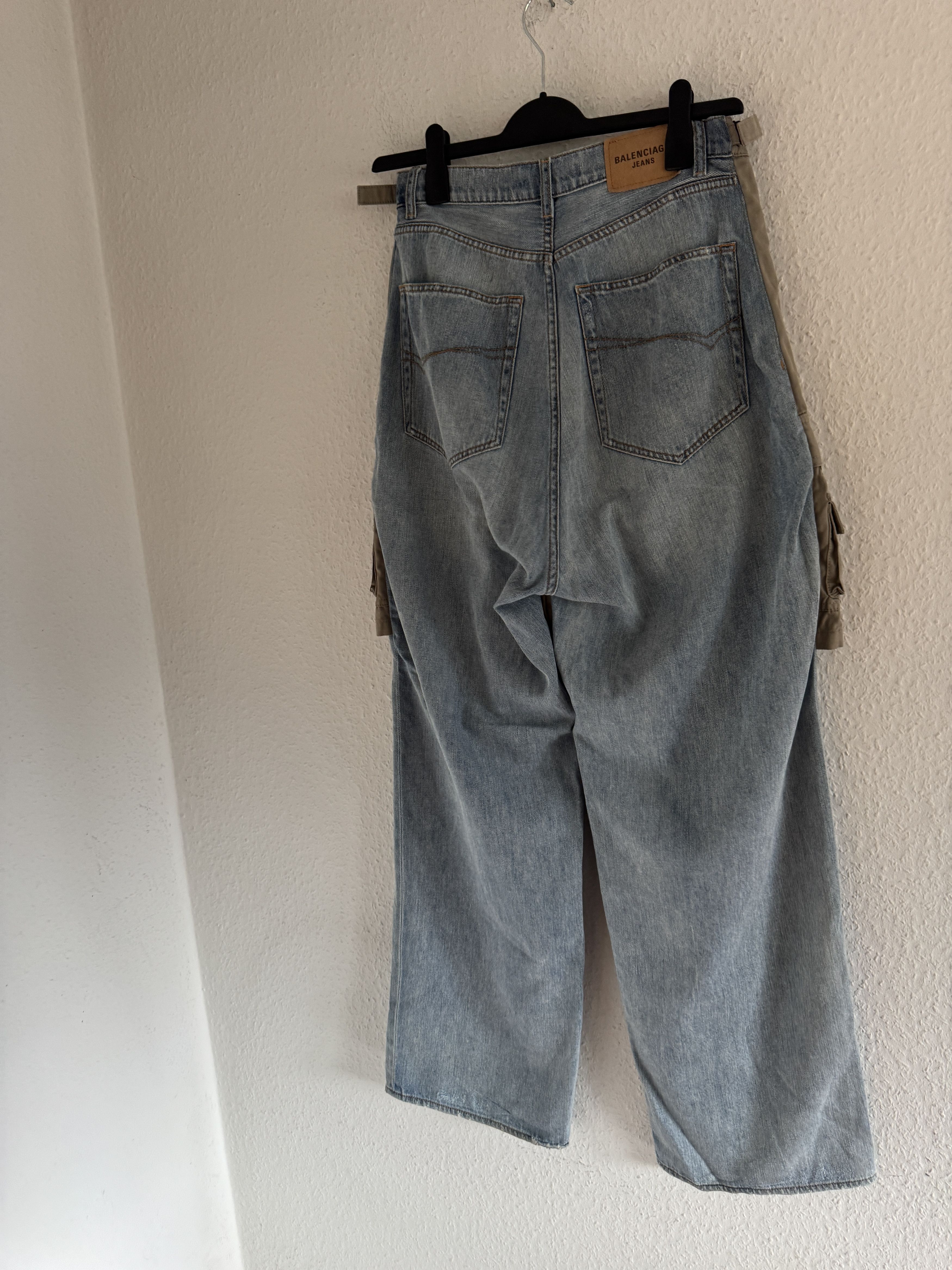Balenciaga FW21 Afterworld Hybrid Panel Distressed Denim Size US 28 / EU 44 - 8 Thumbnail