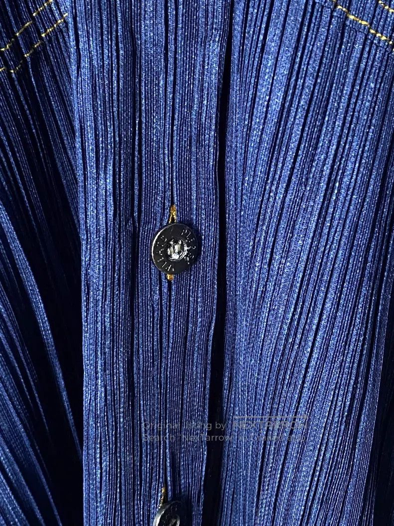 Issey Miyake Issey Miyake Blue Coat Size L / US 10 / IT 46 - 4 Thumbnail