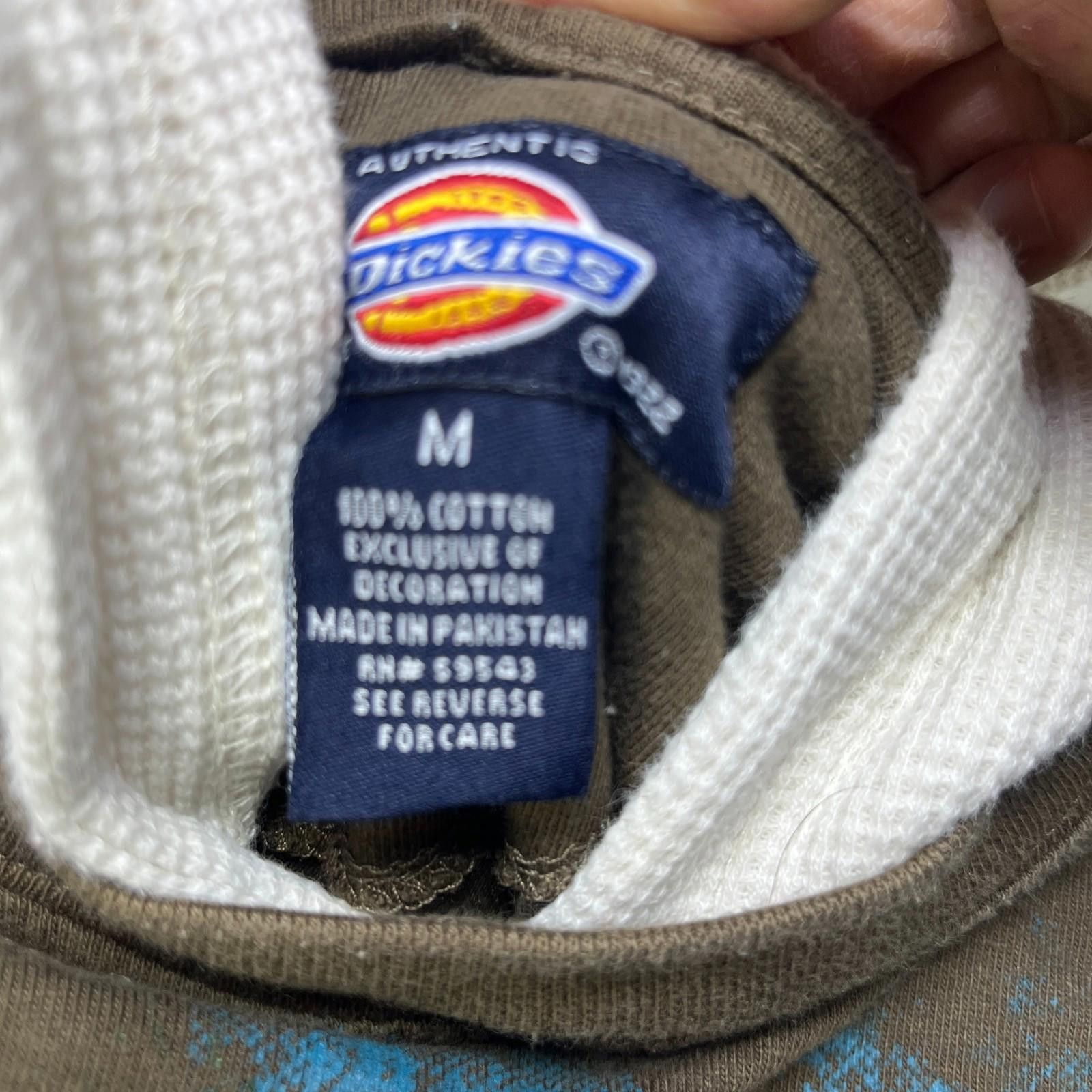 Dickies Vintage Dickies Y2K Cross Skater Thermal Longsleeve Shirt M Size US M / EU 48-50 / 2 - 6 Thumbnail
