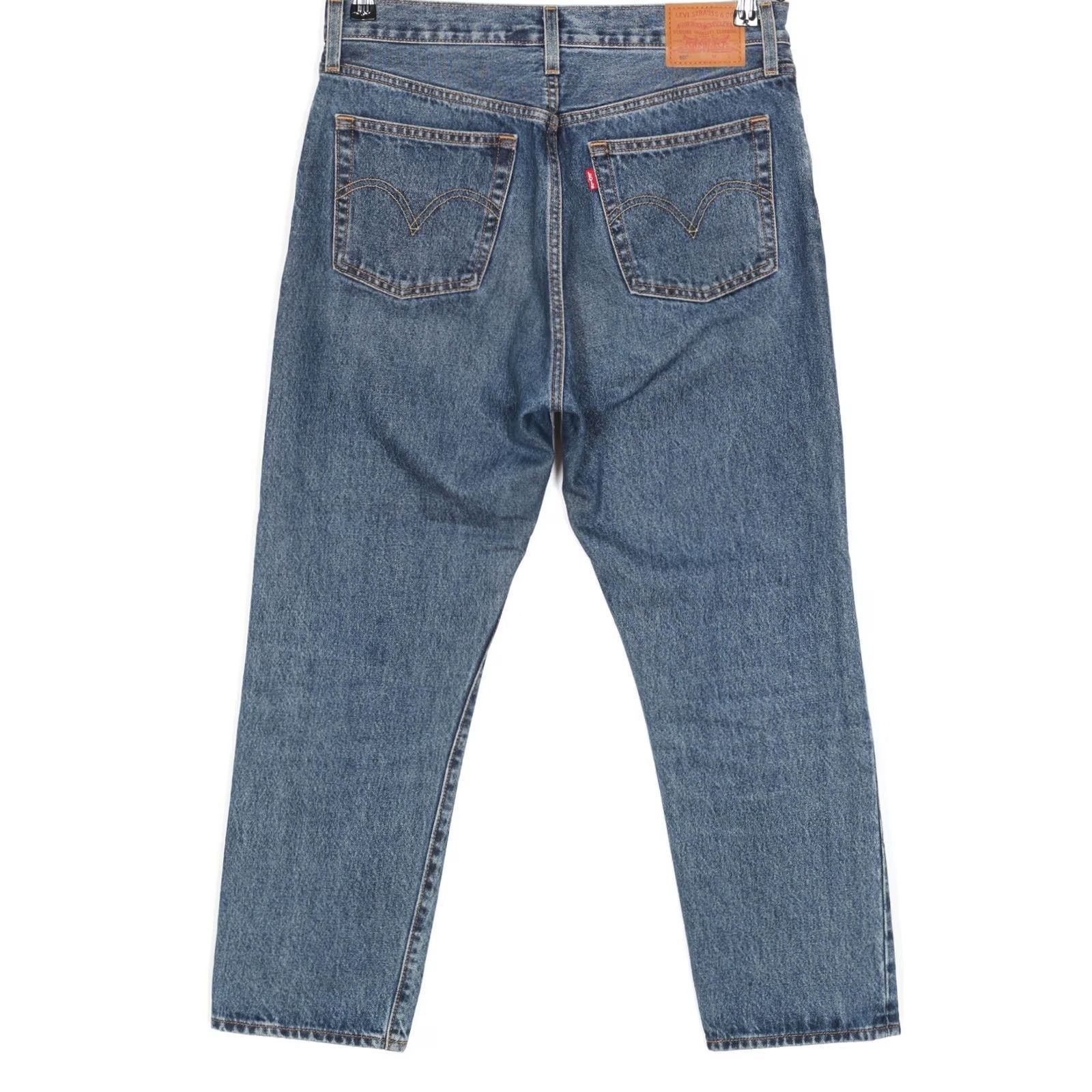 Levi's VINTAGE? No. Levi's 501 Original Cropped PREMIUM Big E Jeans Women W29 L26 DZ6348 - Levi's 501 Cropped Jeans - Women, 29/26, Blue Size 29" - 3 Thumbnail