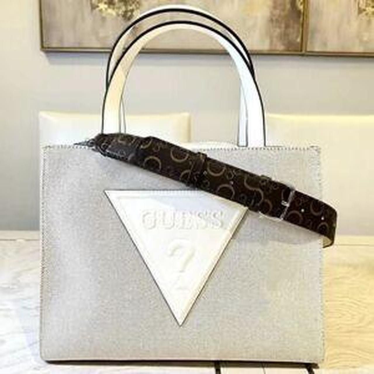 Guess Guess PANYA Tote Bag Canvas Logo Authentic New With Tags Size ONE SIZE - 1 Thumbnail