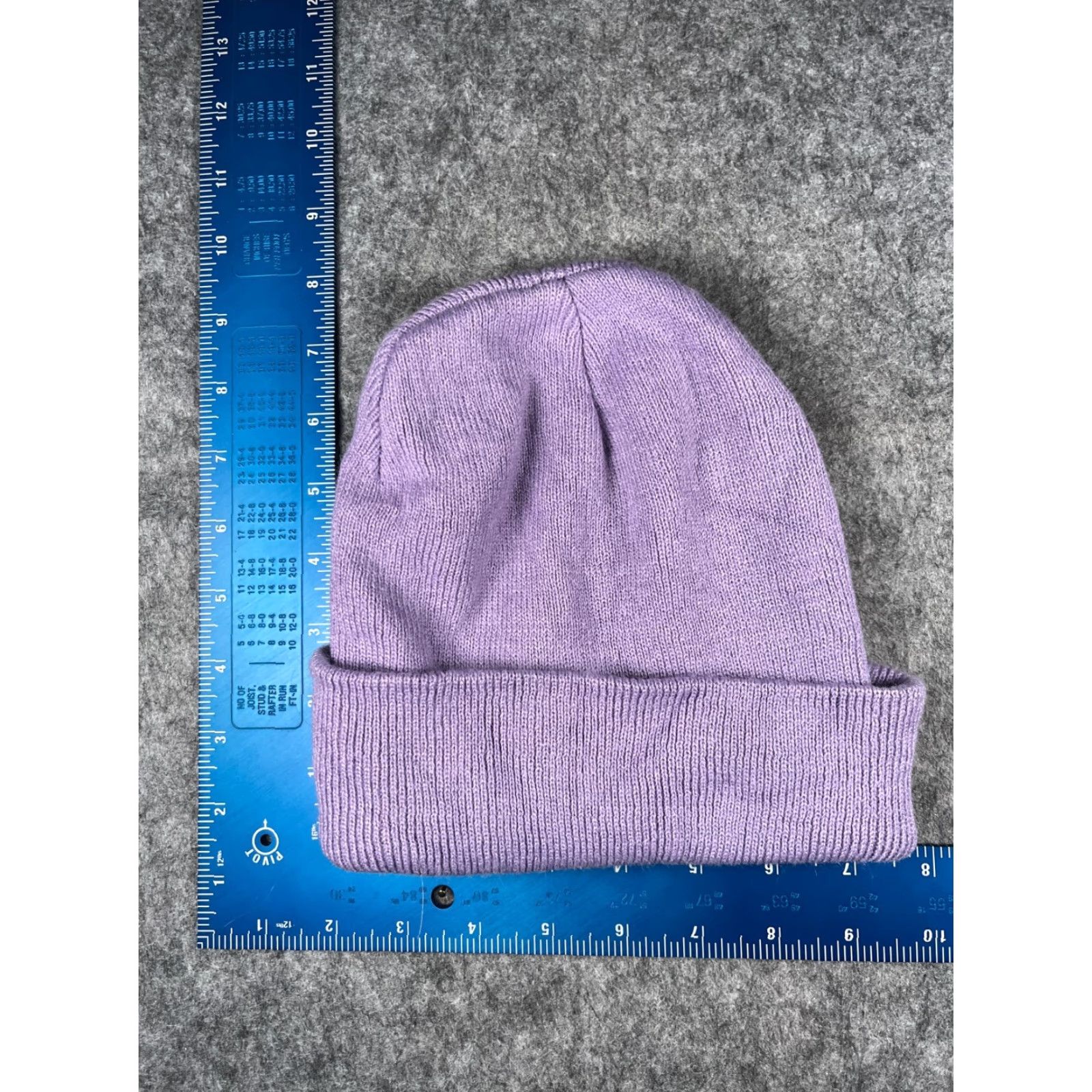 Logo 7 Unbranded Hat Women One Size Purple 100% Acrylic Knit Ski Beanie Toque Melted Bear Logo Size ONE SIZE - 4 Thumbnail