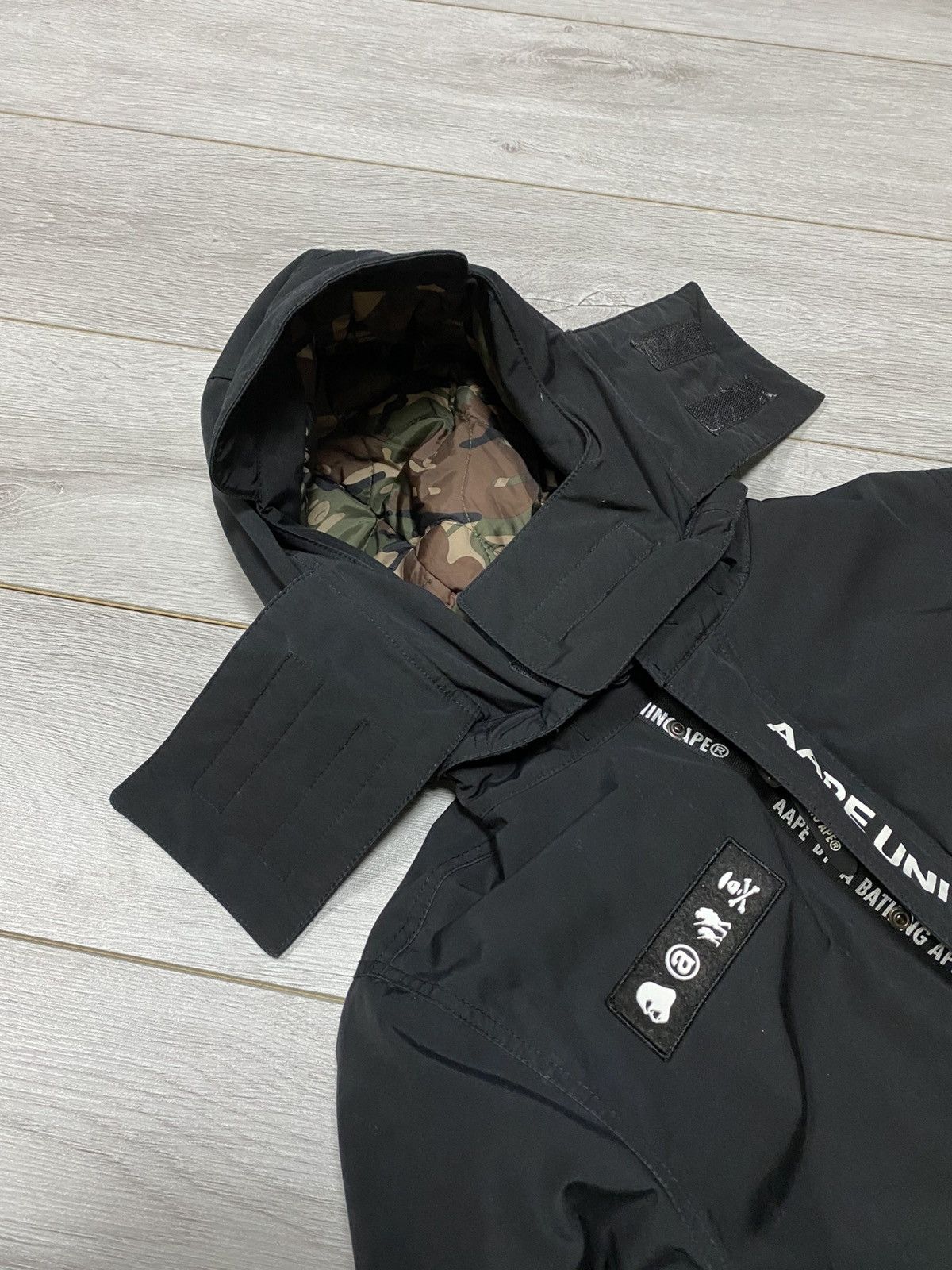 Aape Aape by Bape ninja parka mask big logo jacket Japan Size US S / EU 44-46 / 1 - 8 Thumbnail