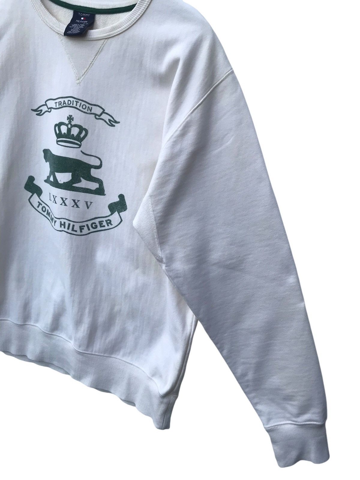 Tommy Hilfiger Vintage Tommy Hilfiger Spellout Pullover Sweatshirt Size US L / EU 52-54 / 3 - 8 Thumbnail