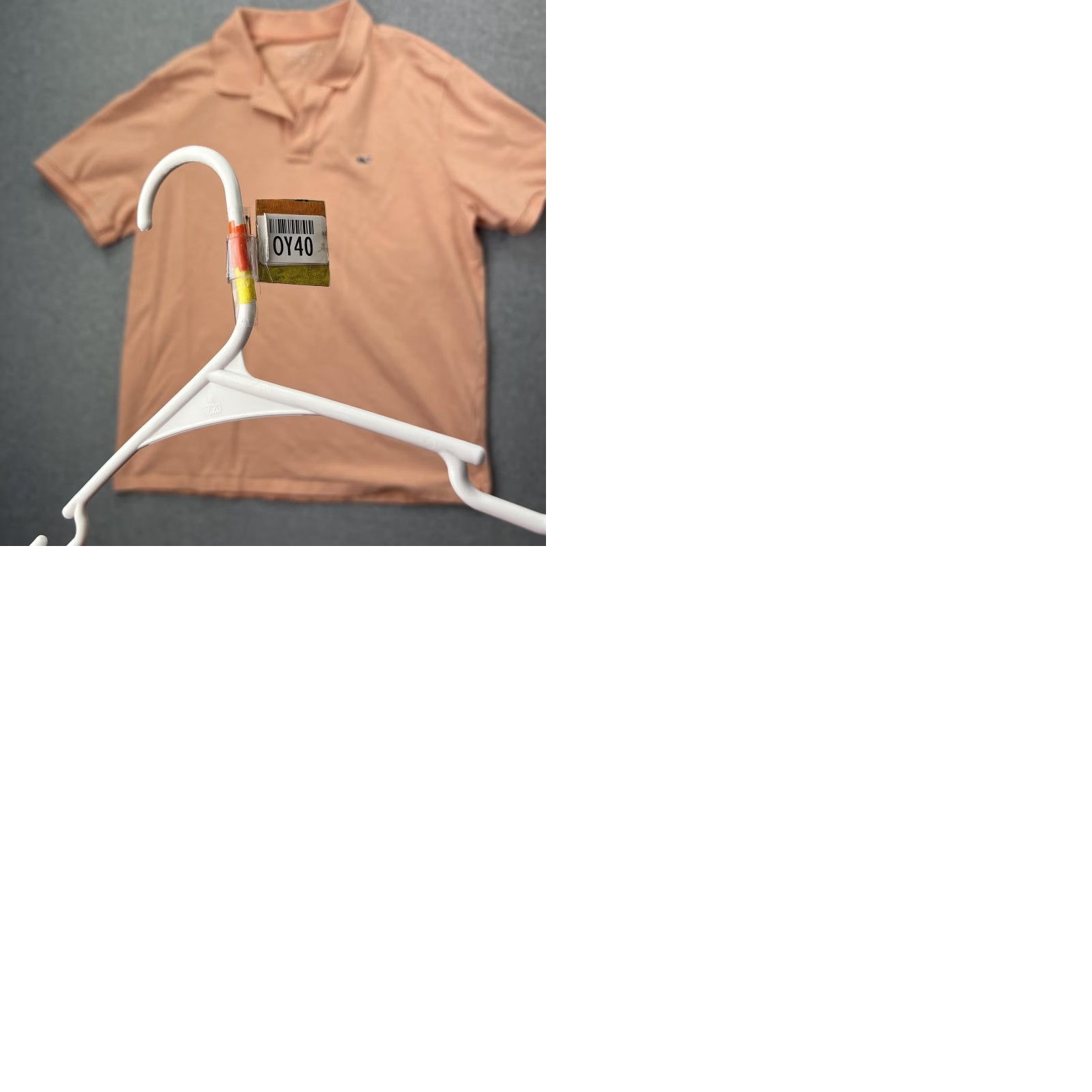 Vineyard Vines Vineyard Vines Polo Shirt Mens M Peach Stretch Performance Whale Logo Casual Golf Top Size US M / EU 48-50 / 2 - 9 Thumbnail