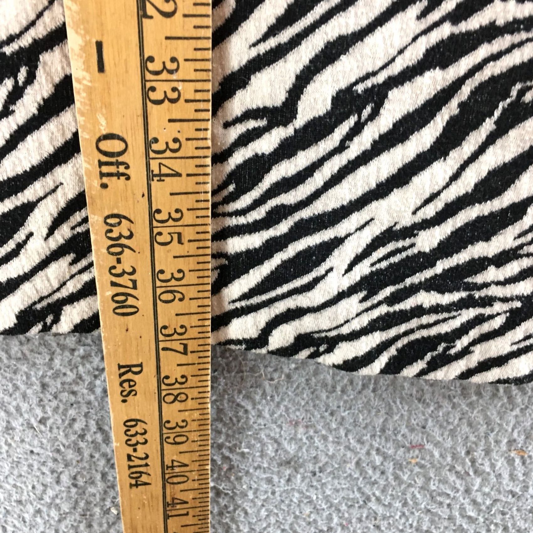 Calvin Klein Calvin Klein Sheath Dress Womens 10P Multicolor Zebra Print Sleeveless Casual Dress Size L / US 10 / IT 46 - 6 Thumbnail