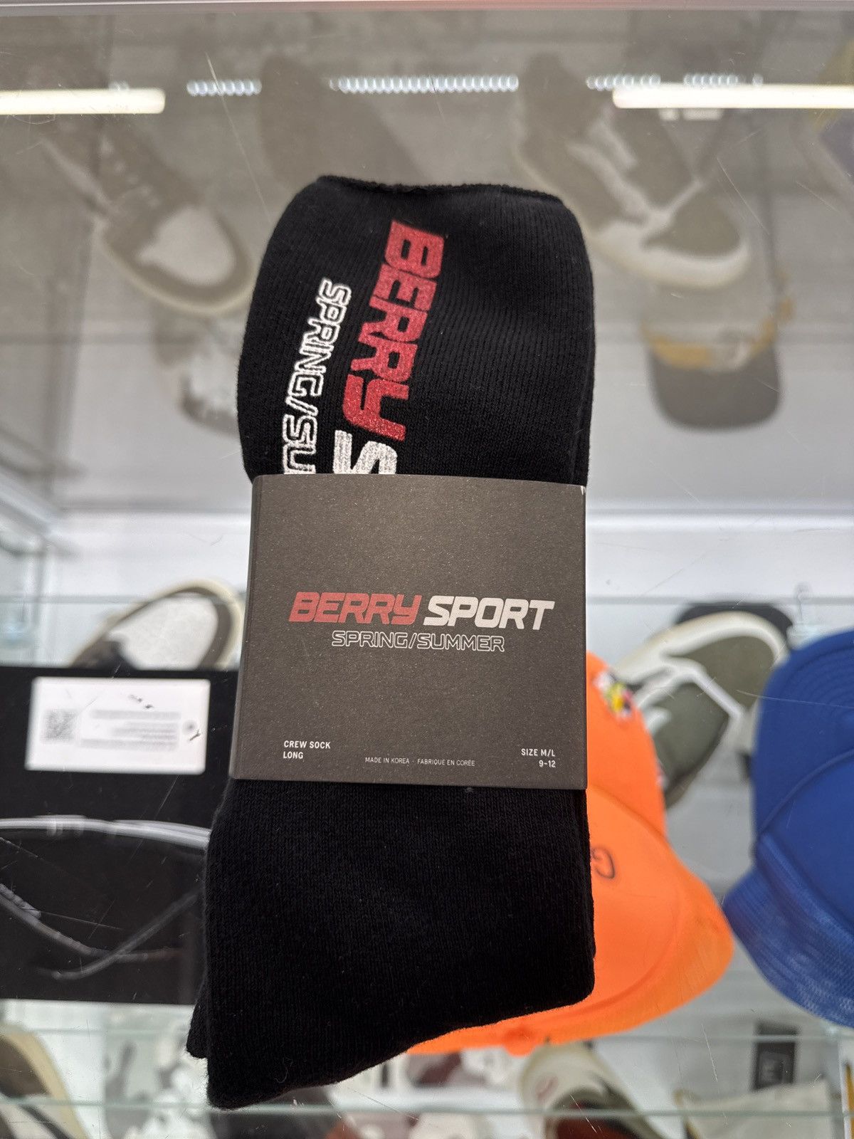 The GV Gallery GV Gallery Raspberry Hills Raw Edge Socks Black Size ONE SIZE - 1 Thumbnail