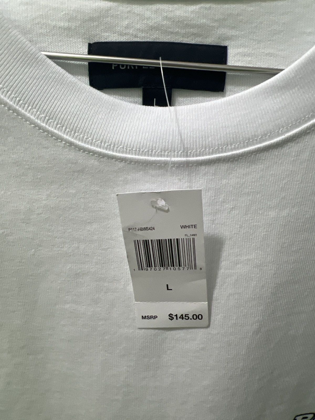 Purple Brand Purple brand white t shirt Size US L / EU 52-54 / 3 - 2 Thumbnail