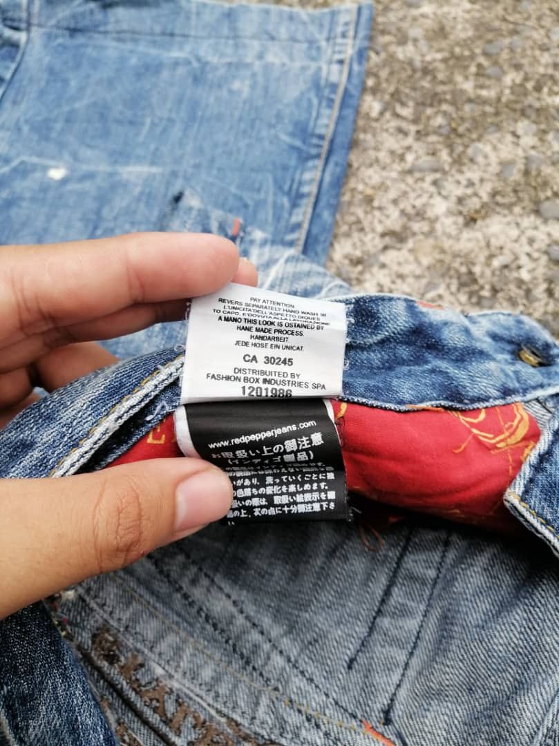 Designer × Japanese Brand Red Pepper Gold Label Style Project Denim Jeans Size 30" / US 8 / IT 44 - 10 Thumbnail