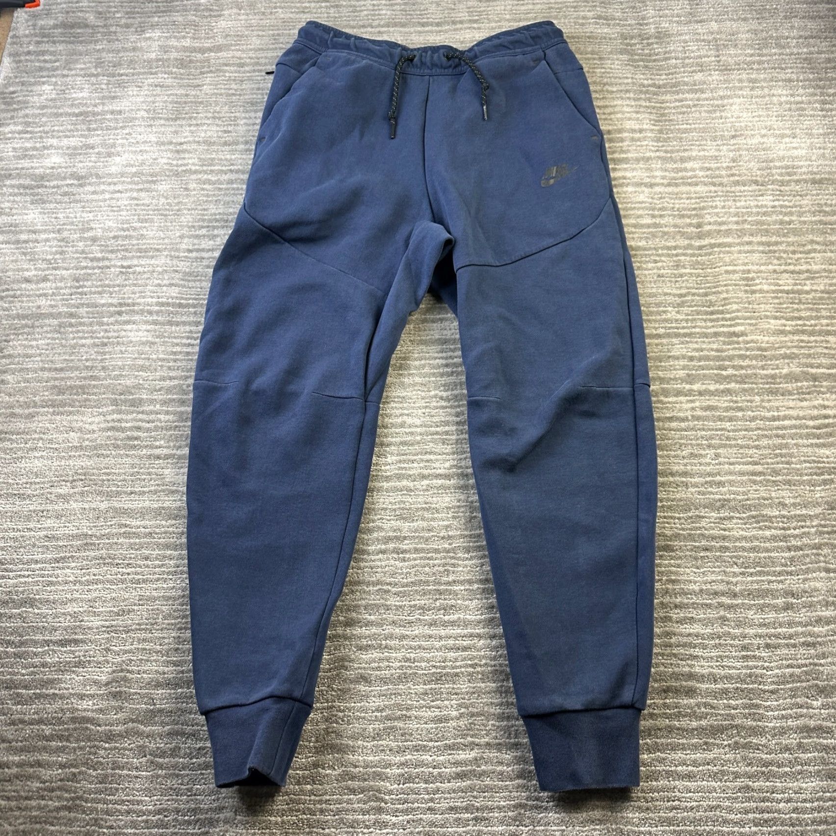 Nike Nike Tech Fleece Pants Mens Small Blue Jogger Slim Inseam 25 in Tapered CU4495-410 Size US 28 / EU 44 - 2 Thumbnail