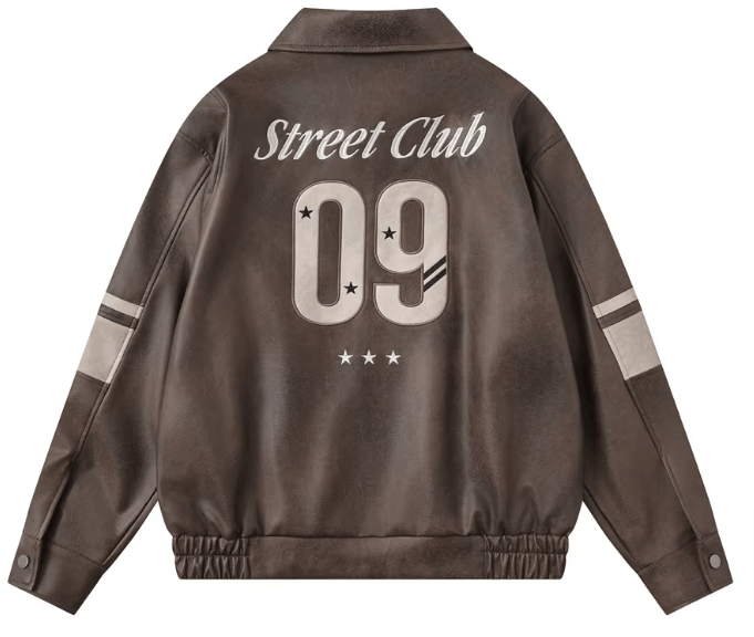 Japanese Brand × Vintage "Street Club-Brown-M" Leather Jacket Size US M / EU 48-50 / 2 - 1 Thumbnail