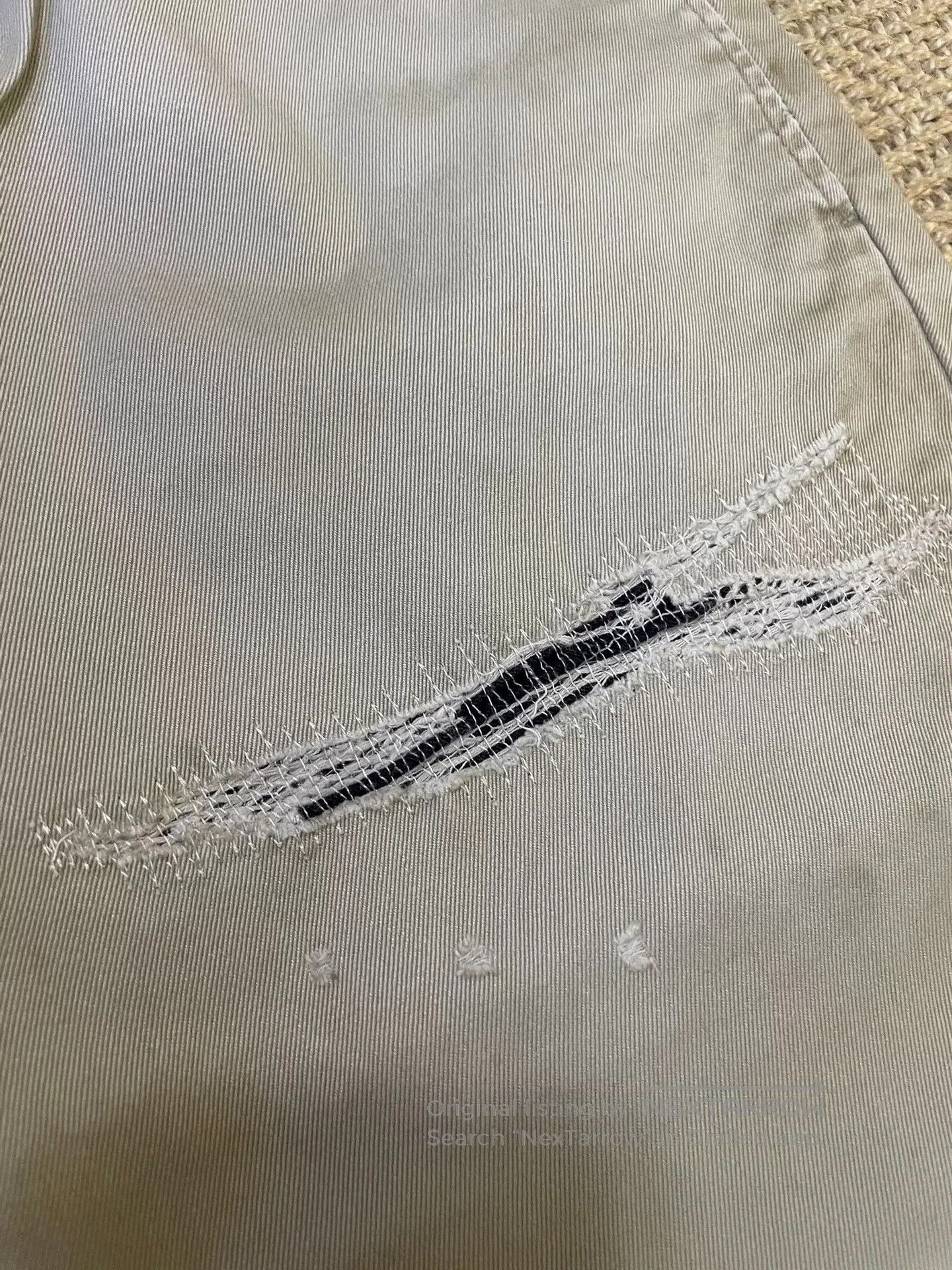 Hiroshi Fujiwara DENIM BY VANQUISH & FRAGMENT Distressed Patch Pants. Size US 30 / EU 46 - 5 Thumbnail