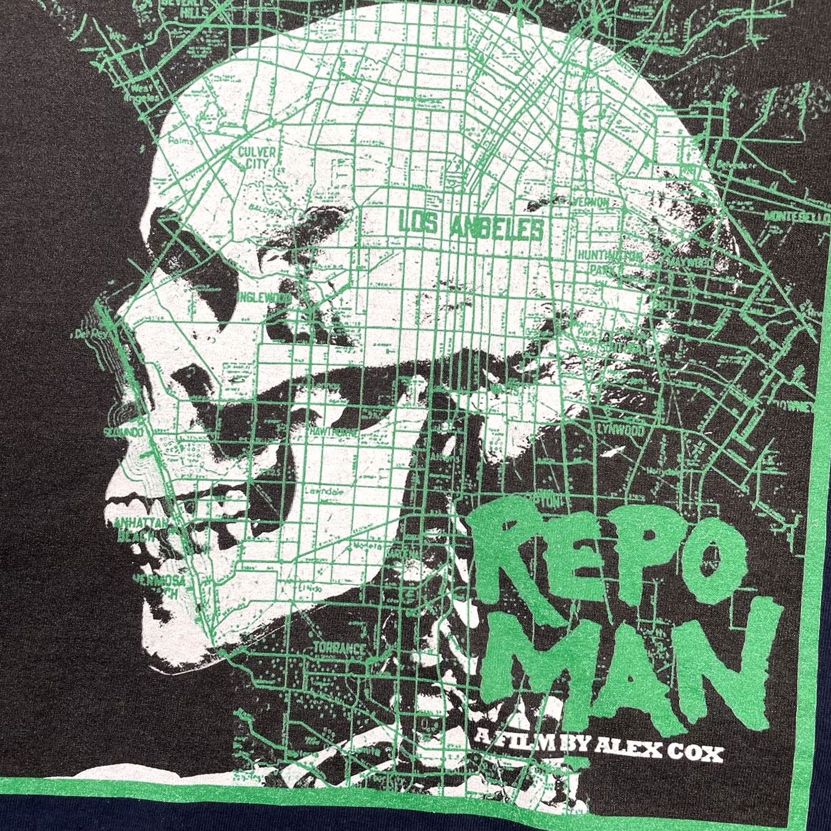 Vintage Repo Man Shirt Men’s 3XL T-Shirt Black Flag Rock Blue 3XL Men Men’s 3XL Sci Fi Comedy Punk Rock Harry Dean Alex Cox Size US XXL / EU 58 / 5 - 2 Thumbnail