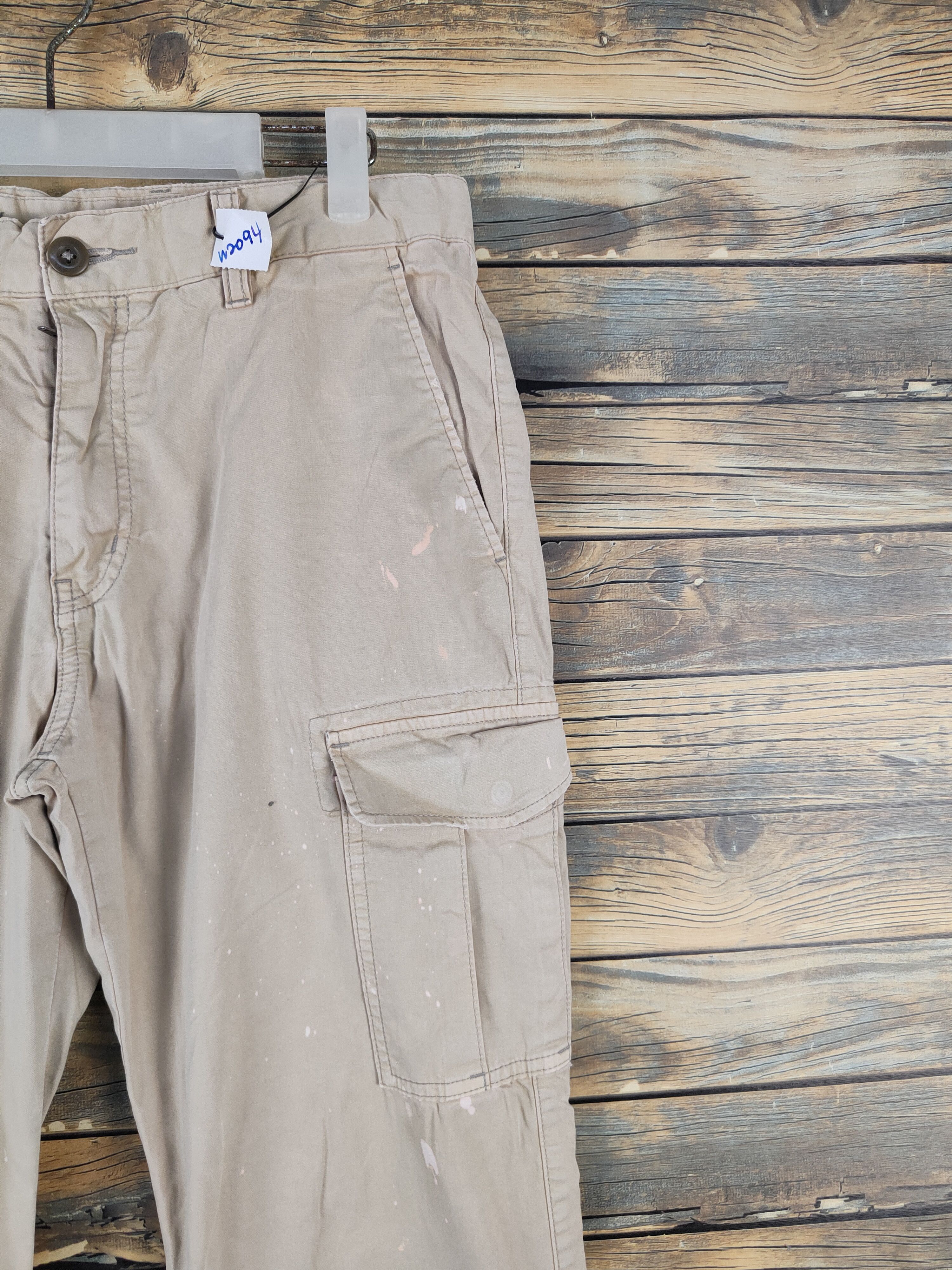 Japanese Brand Uniqlo Beige Multipocket Tactical Cargo Pants #W2094 Size US 33 - 5 Thumbnail