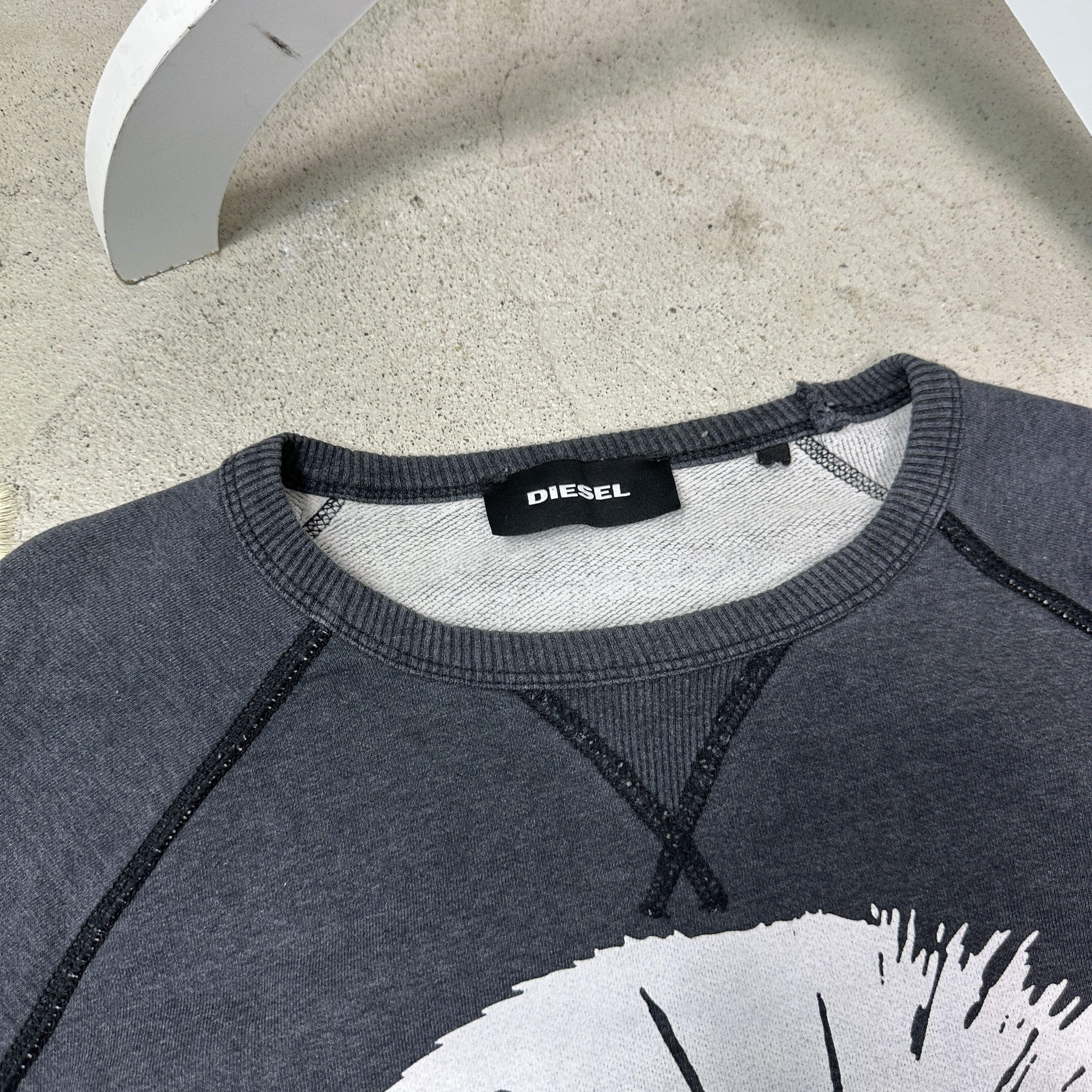 Diesel Vintage Streetwear Sporty Logo Print Diesel Sweatshirt Y2K Size US L / EU 52-54 / 3 - 5 Thumbnail