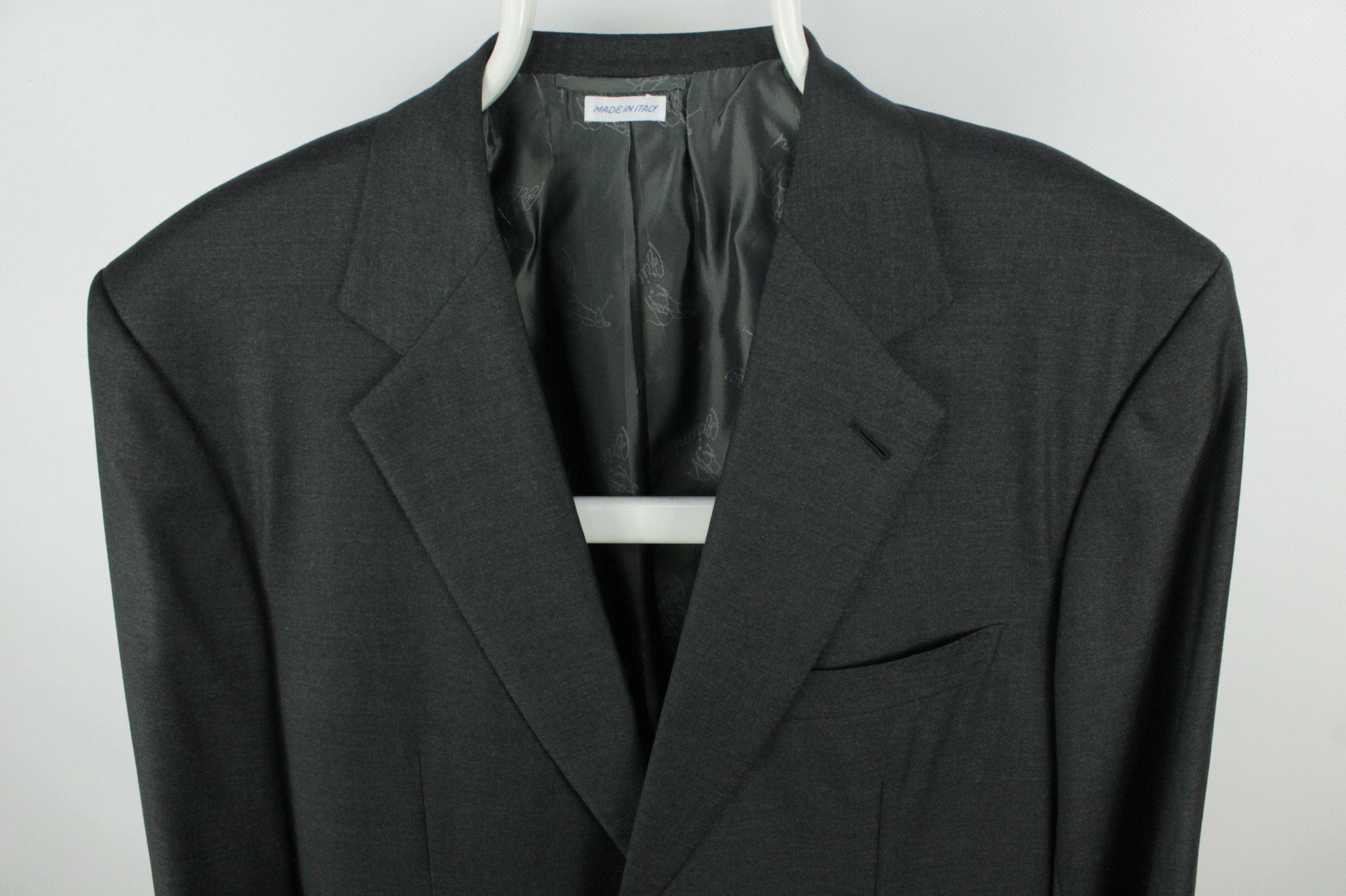 Brioni Brioni Nomentano Gray Wool Regular Fit Suit Blazer Jacket Size US L / EU 52-54 / 3 - 2 Thumbnail
