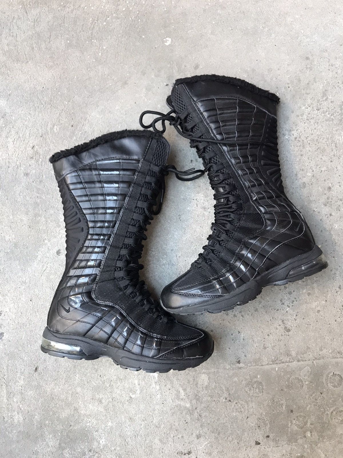 Archival Clothing Nike Streetwear Rare Nike Air Max 95 Zen Venti Black High Top Shoes Sneakers Grailed