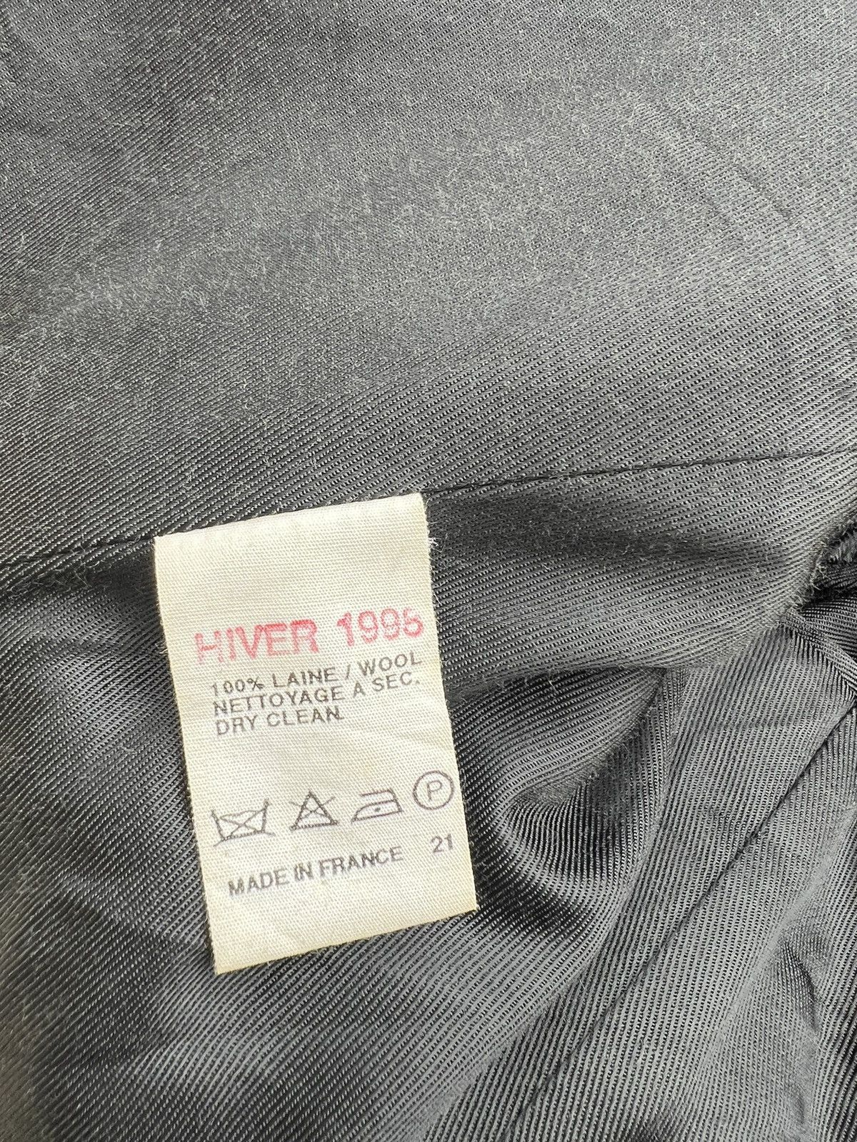 A.P.C. RARE! Archive 1998 A.P.C. France Black Wool Overcoat Jacket Size US S / EU 44-46 / 1 - 15 Thumbnail