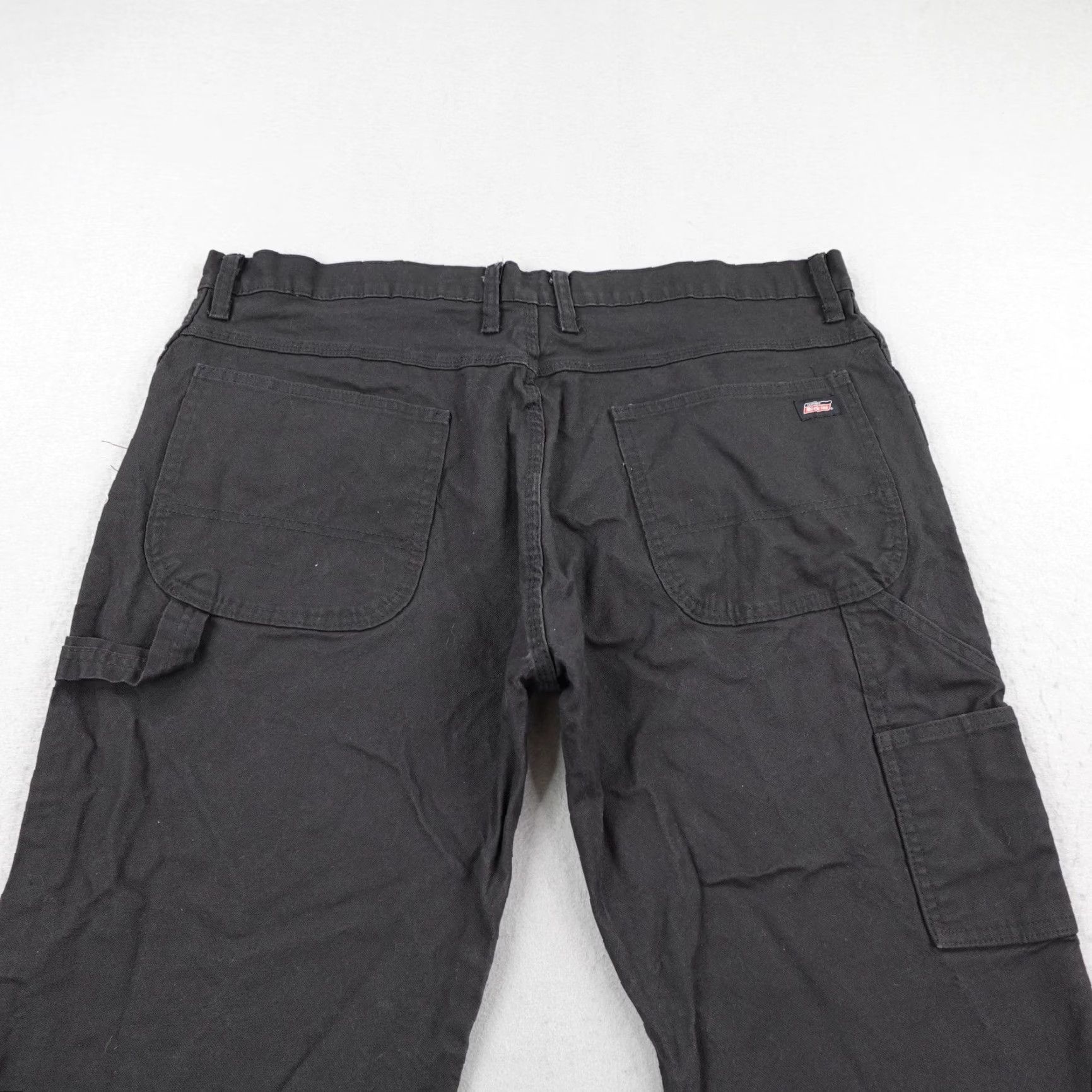 Dickies Dickies Pants Mens 38x30 Black Carpenter Canvas Work Utility Relaxed Outdoors Size US 38 / EU 54 - 5 Thumbnail