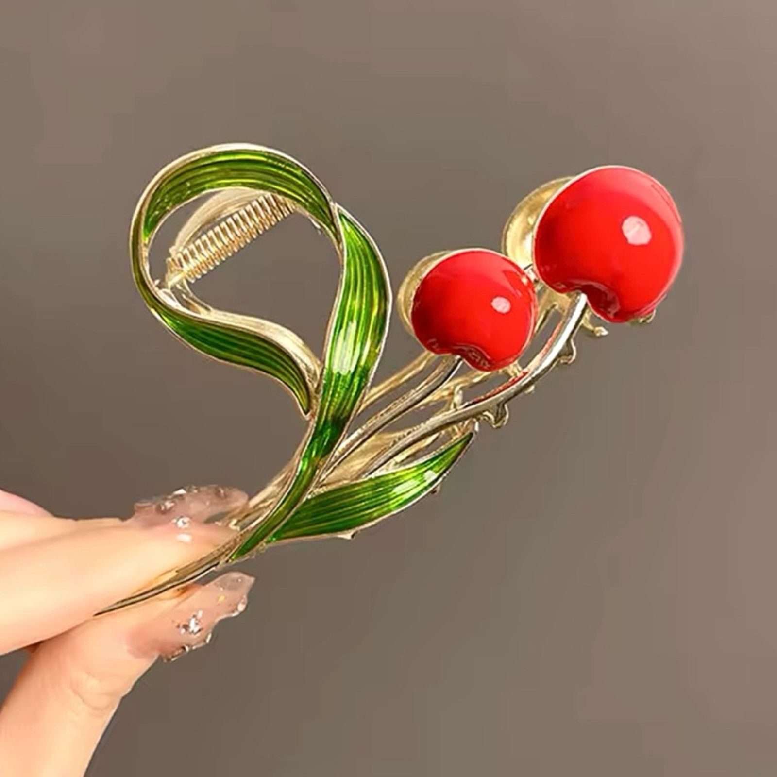 Other Cherry Hair Claw Hair Accessories Size ONE SIZE - 1 Thumbnail