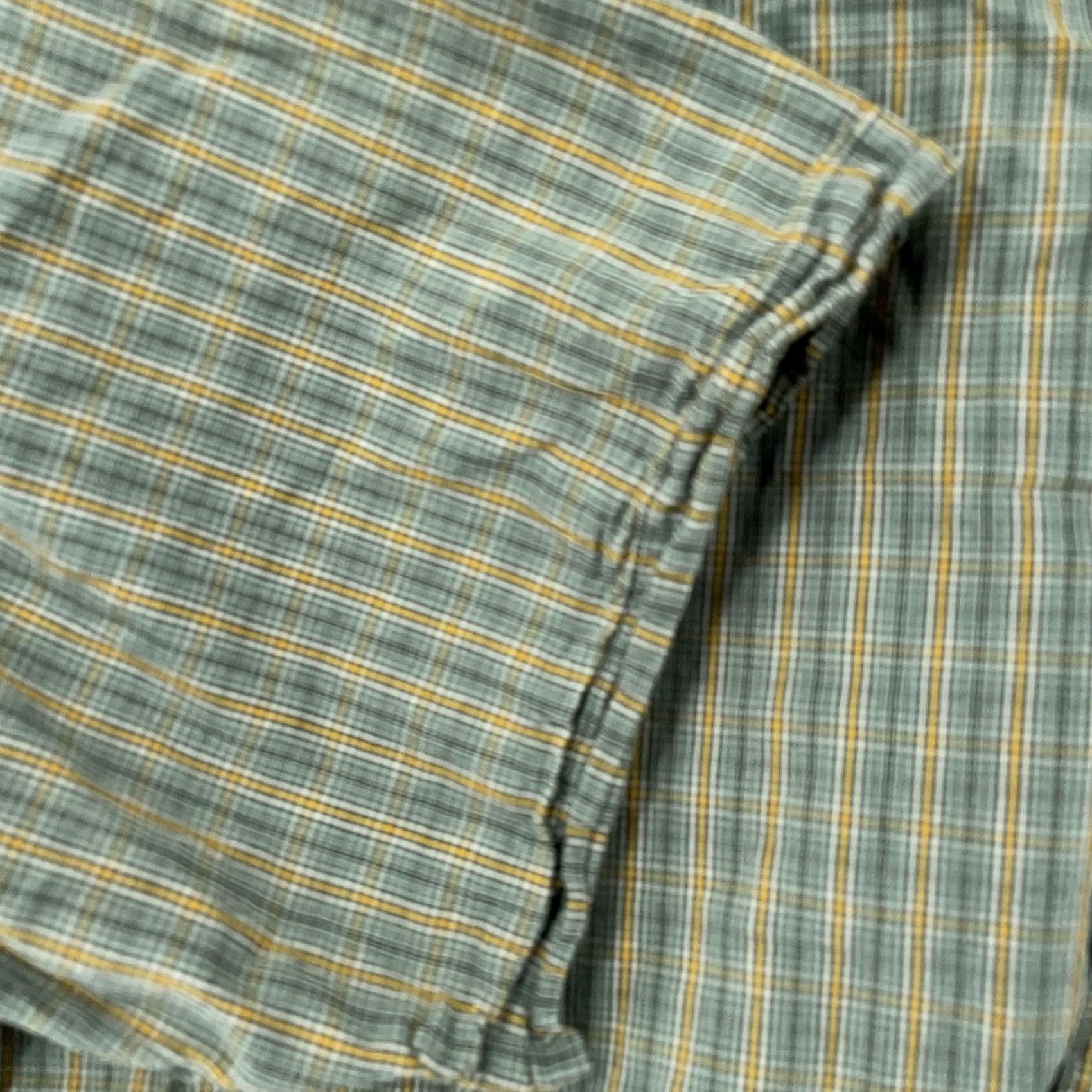 Carhartt Carhartt Plaid Shirt Mens XL Olive Green Short Sleeve Button-Up Pocket Size US XL / EU 56 / 4 - 3 Thumbnail