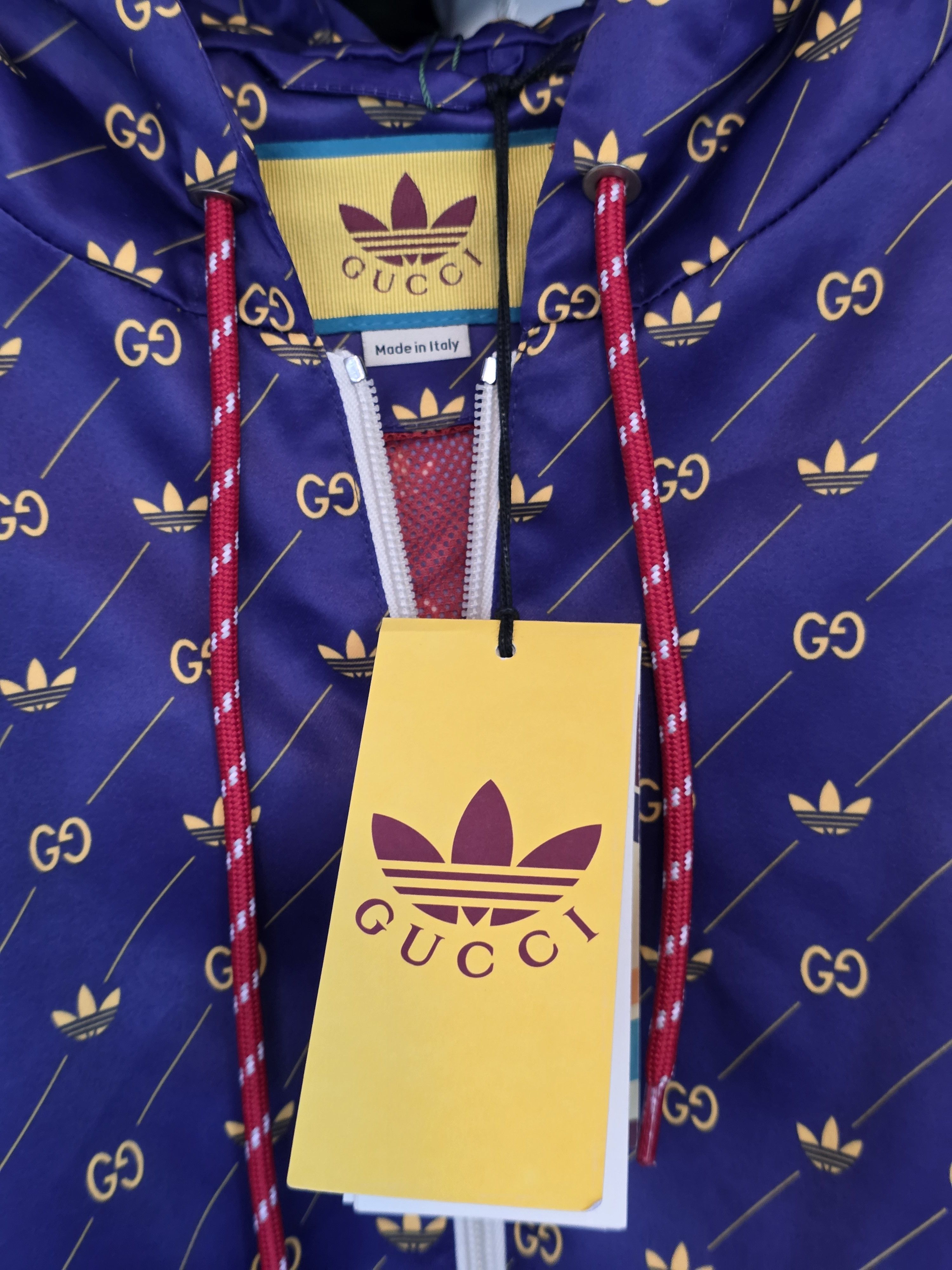 Adidas × Gucci Trefoil print jacket Size US M / EU 48-50 / 2 - 18 Thumbnail