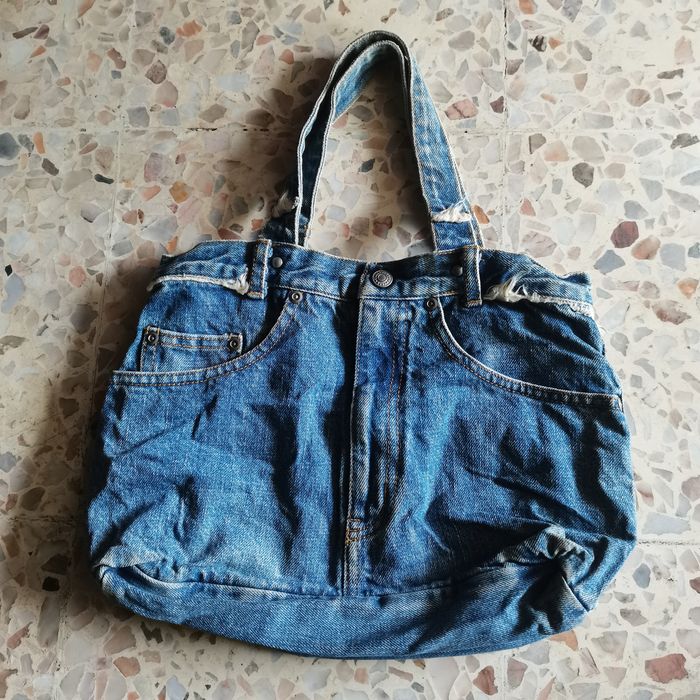 Vintage Vintage Rare Denim Totte Bag | Grailed