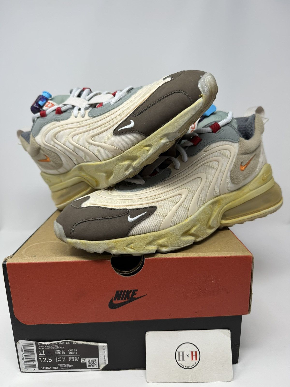 Nike Air Max 270 Travis Scott Cactus Trails Size US 11 / EU 44 - 1 Thumbnail