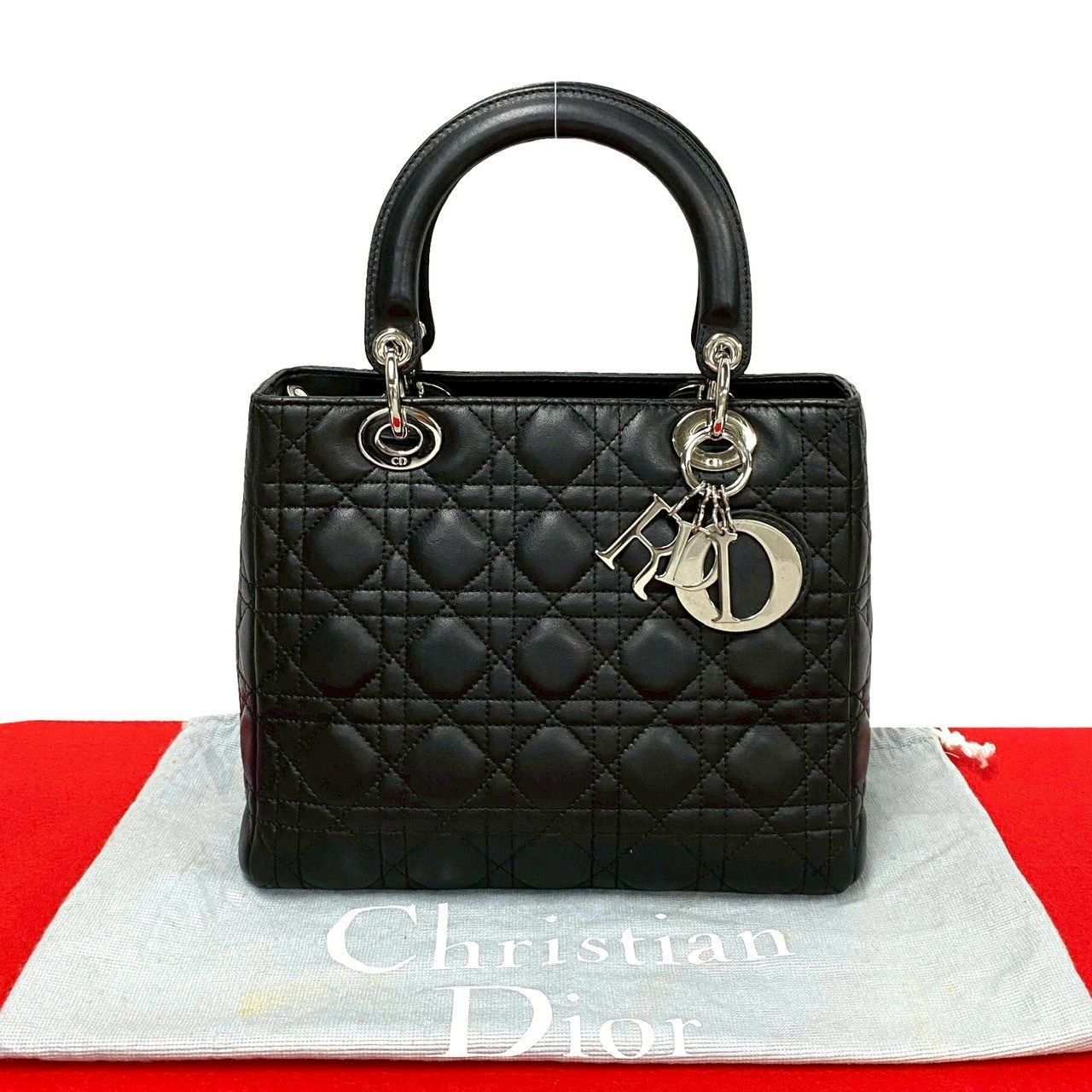 Dior Dior Handbag Black Leather Size ONE SIZE - 1 Thumbnail