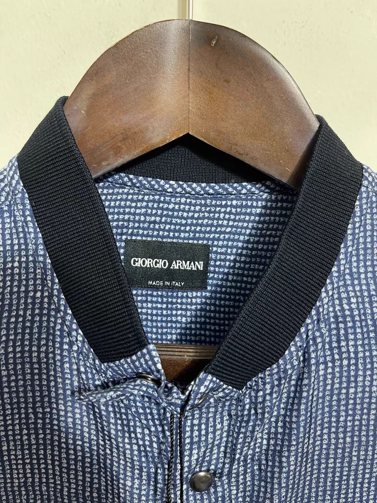 Giorgio Armani Blue Long-Sleeve Button-Up Shirt Size US XXS / EU 40 - 3 Thumbnail