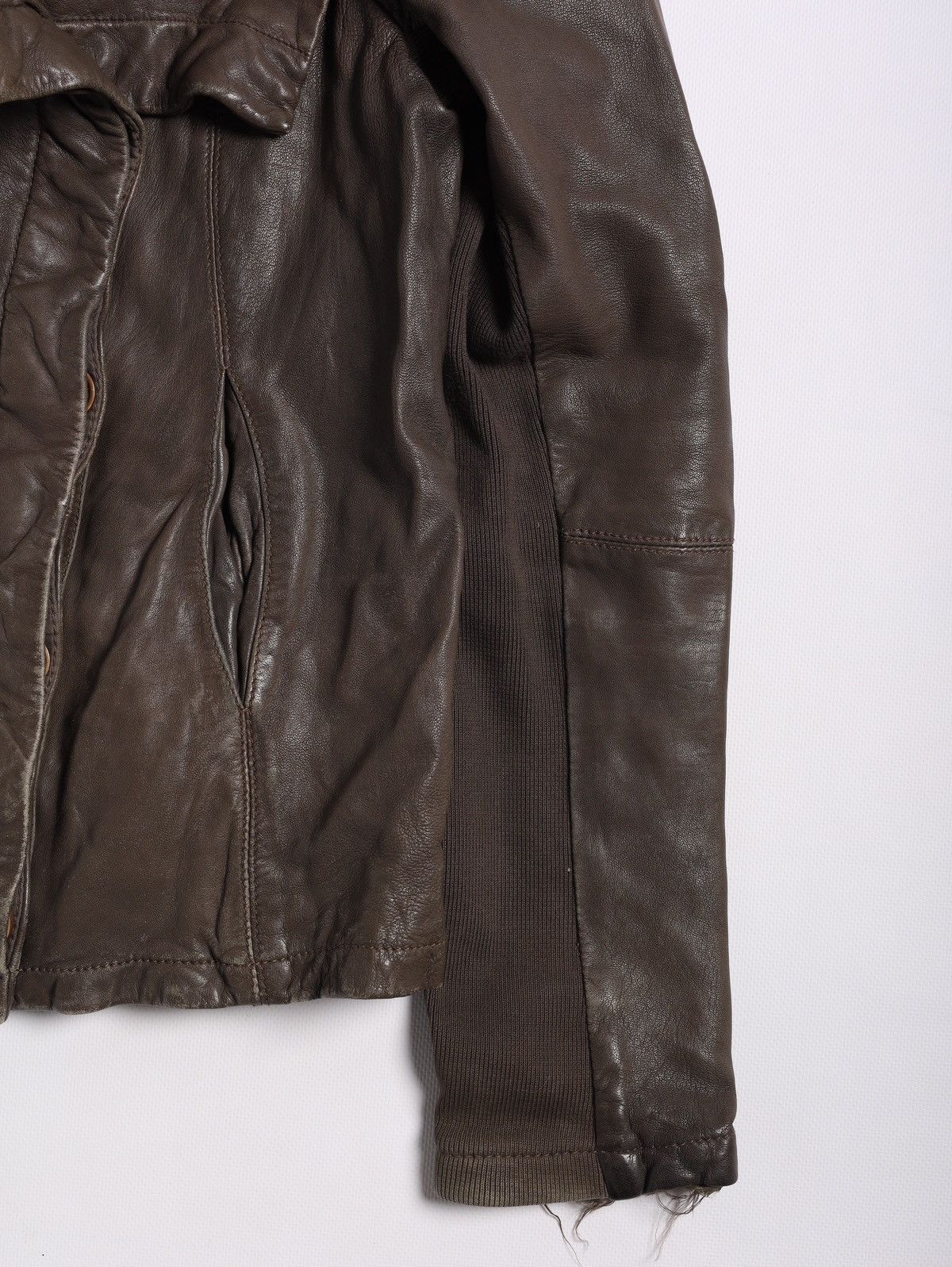 Allsaints Allsaints Kadian Leather Biker Jacket Size L / US 10 / IT 46 - 4 Thumbnail
