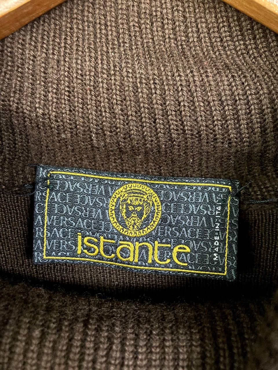 Versace Vintage Versace Istante Turtleneck Wool Sweater Size US L / EU 52-54 / 3 - 6 Thumbnail
