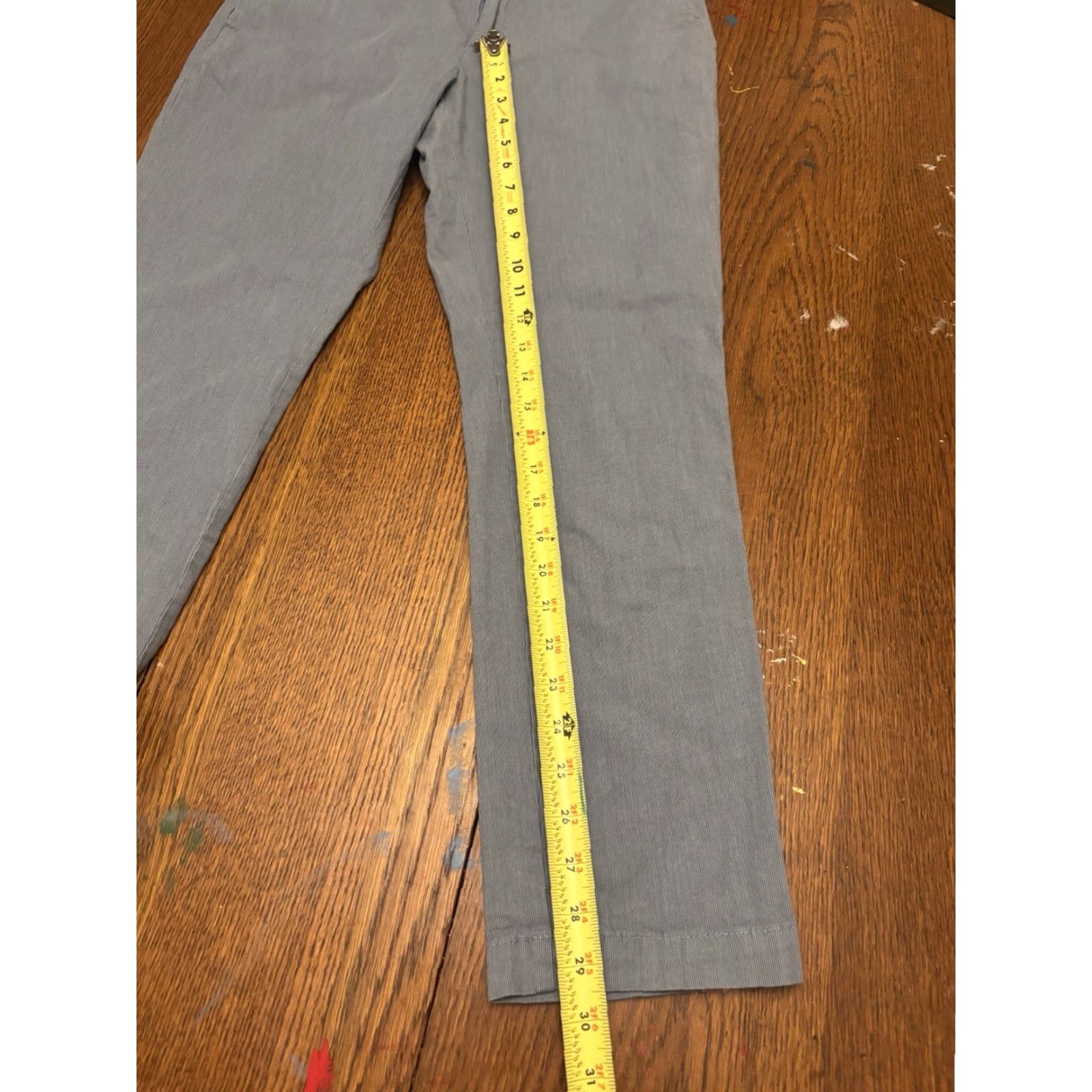 Banana Republic Banana Republic Chino Pants Women 8 Cotton Relaxed Straight Front Button Zipper Pockets Casual Womens Size 30" / US 8 / IT 44 - 4 Thumbnail