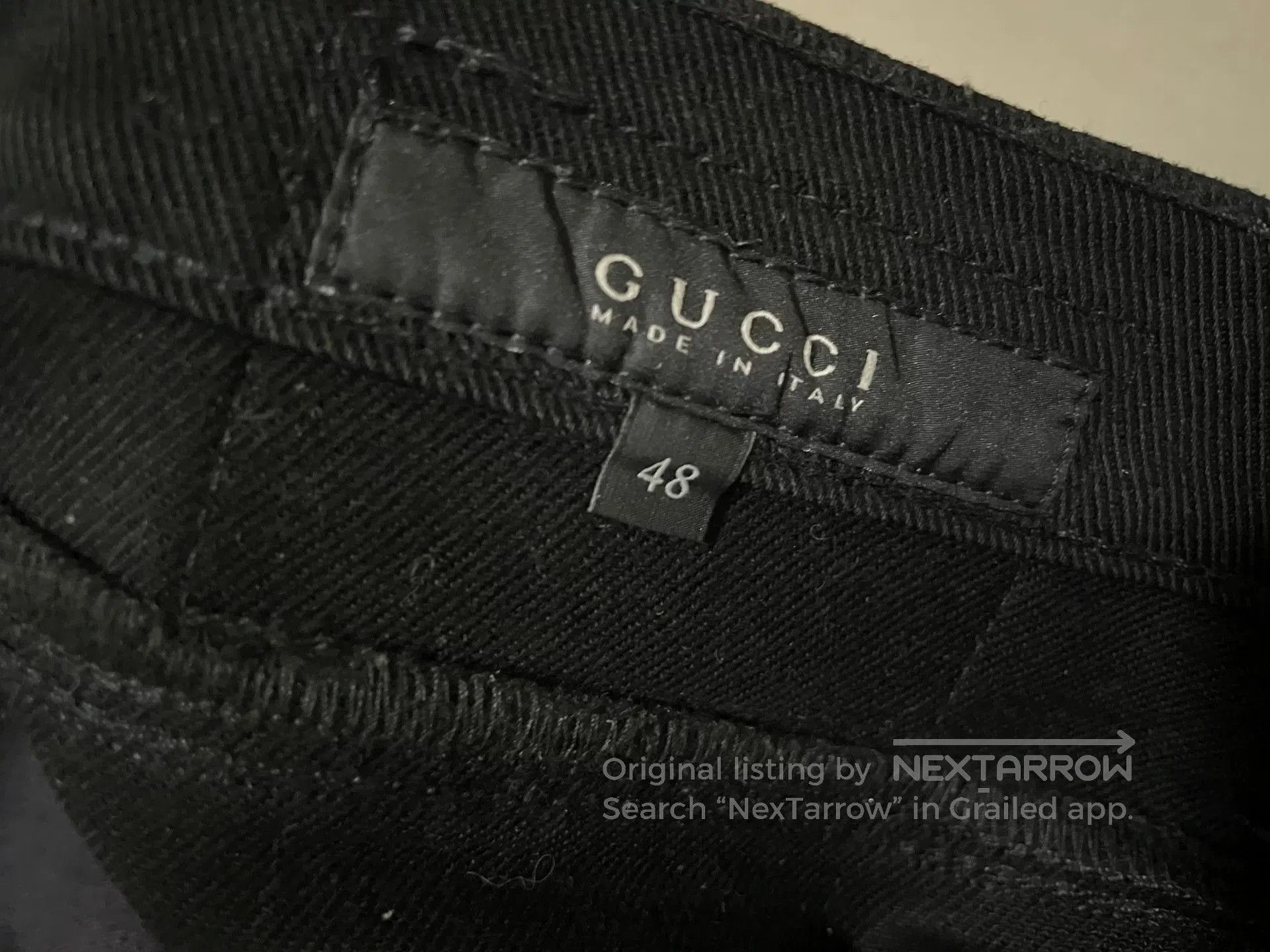 Gucci gucci waxed burgundy fitted jeans size 48. Size US 34 / EU 50 - 6 Thumbnail