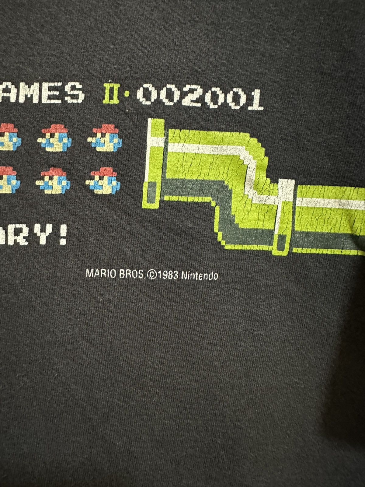 Japanese Brand Vintage Mario Bros Nintendo Faded Tee Size US M / EU 48-50 / 2 - 3 Thumbnail